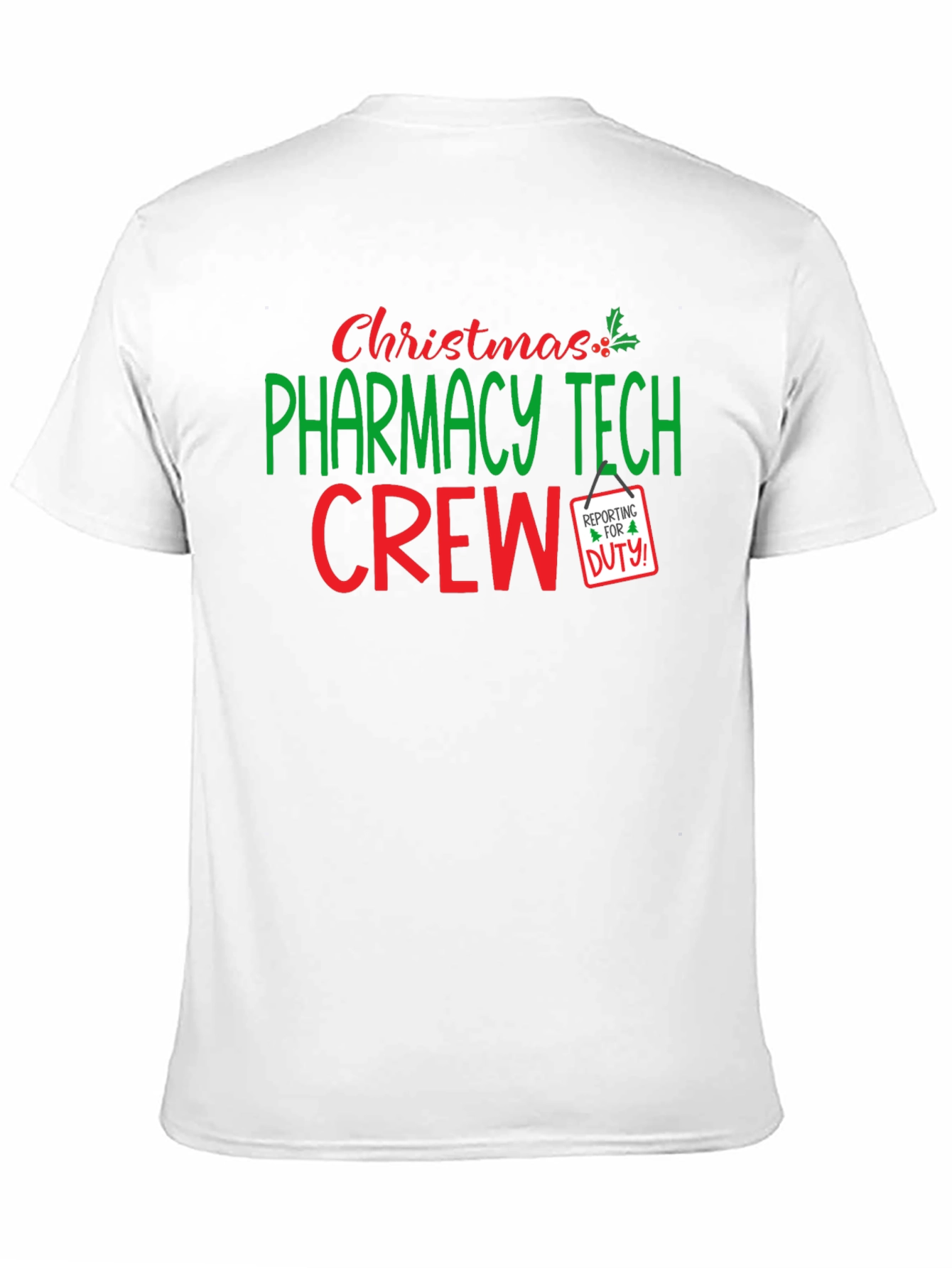 Pharmacy Tech Crew Christmas T-Shirt