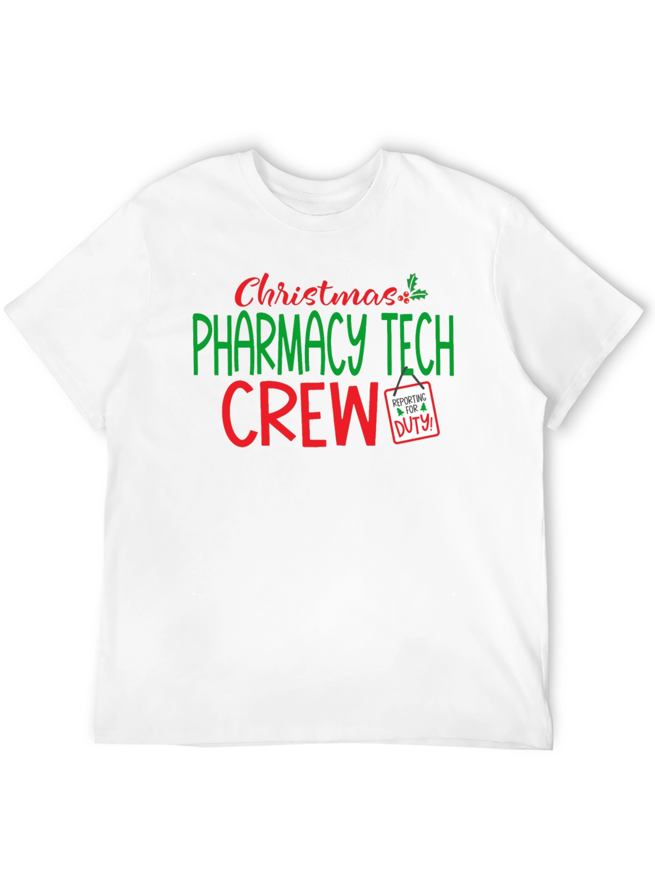 Pharmacy Tech Crew Christmas T-Shirt