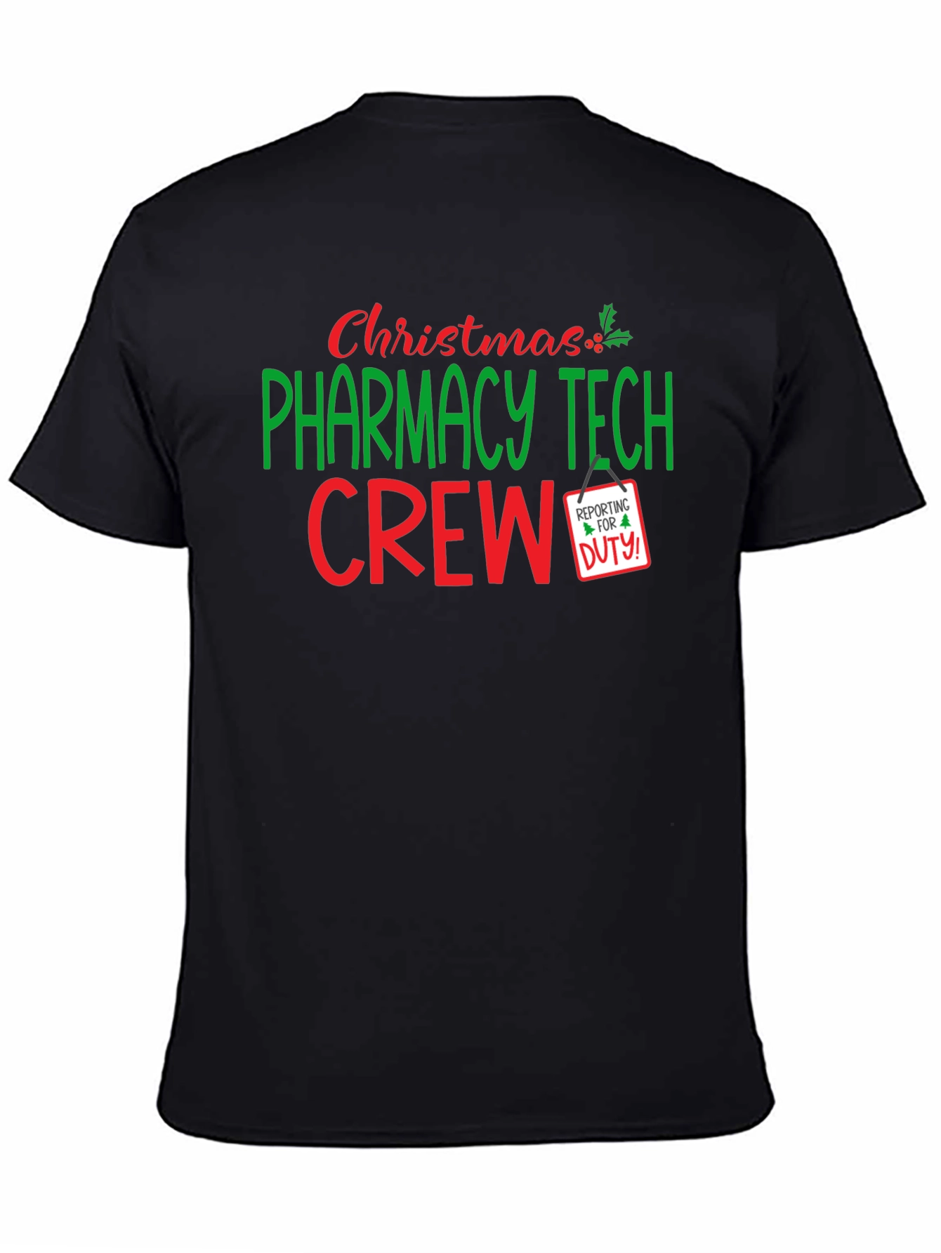 Pharmacy Tech Crew Christmas T-Shirt
