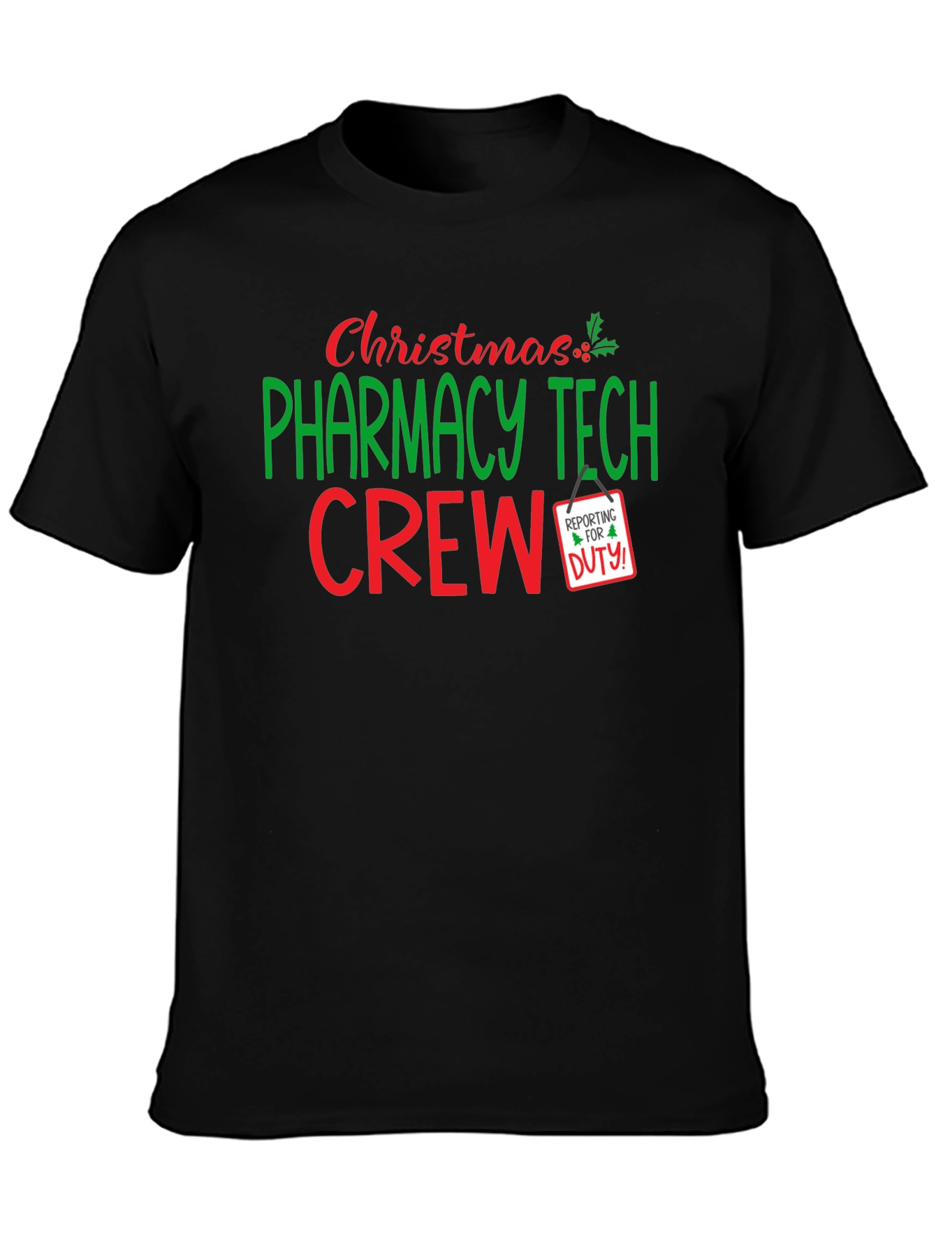 Pharmacy Tech Crew Christmas T-Shirt
