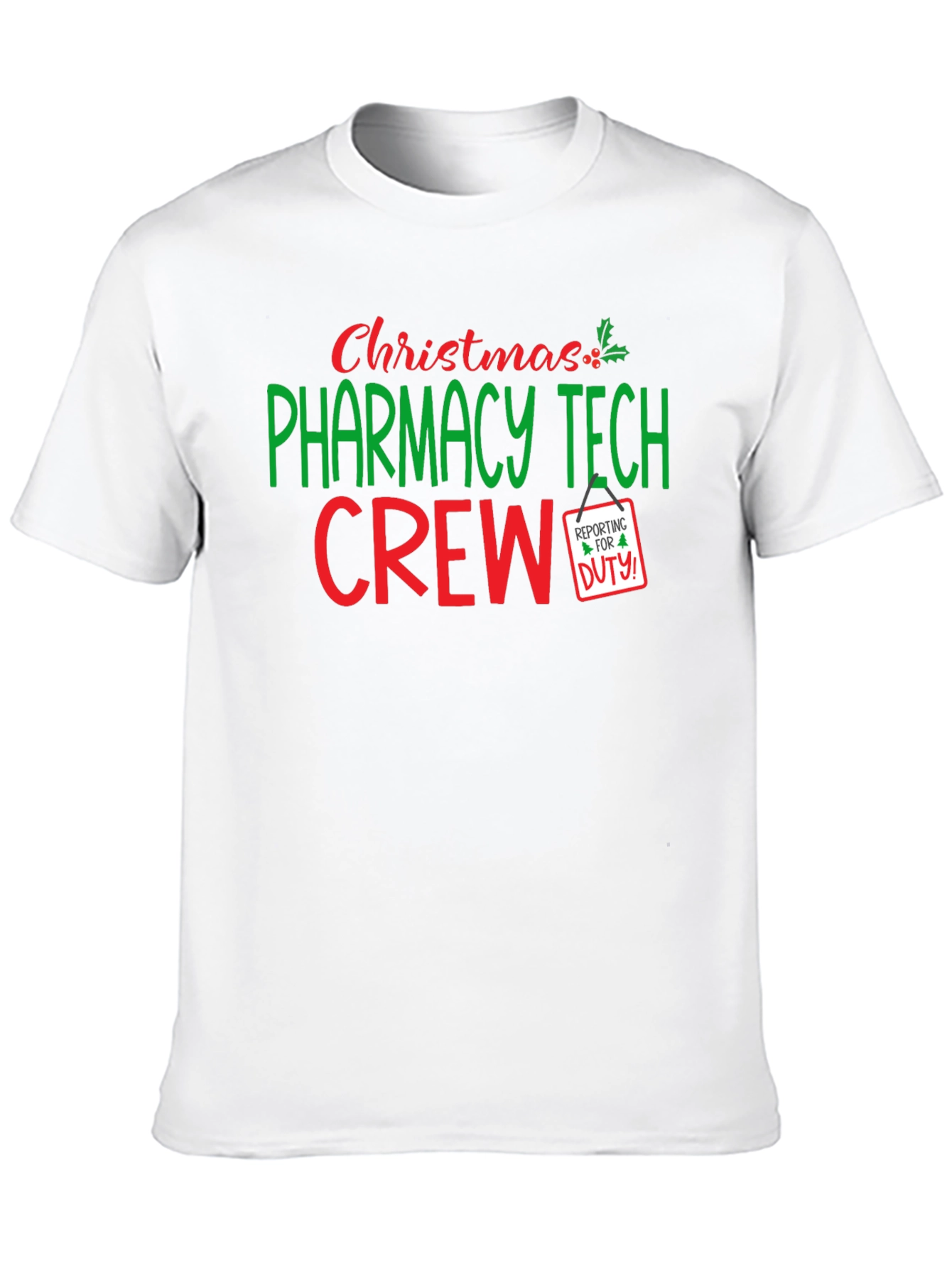 Pharmacy Tech Crew Christmas T-Shirt