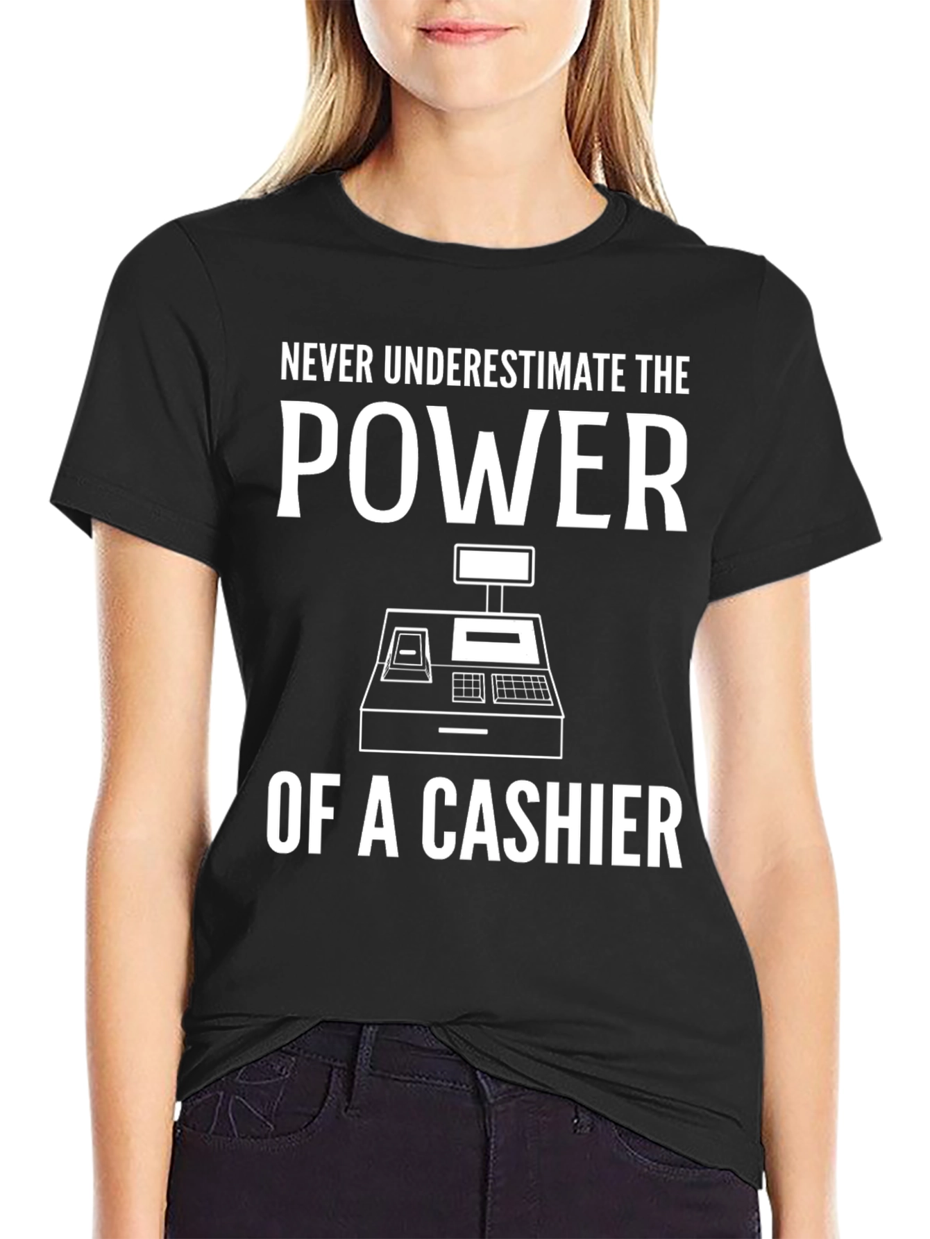 Cashier Power T-Shirt - Funny Job Pride Tee