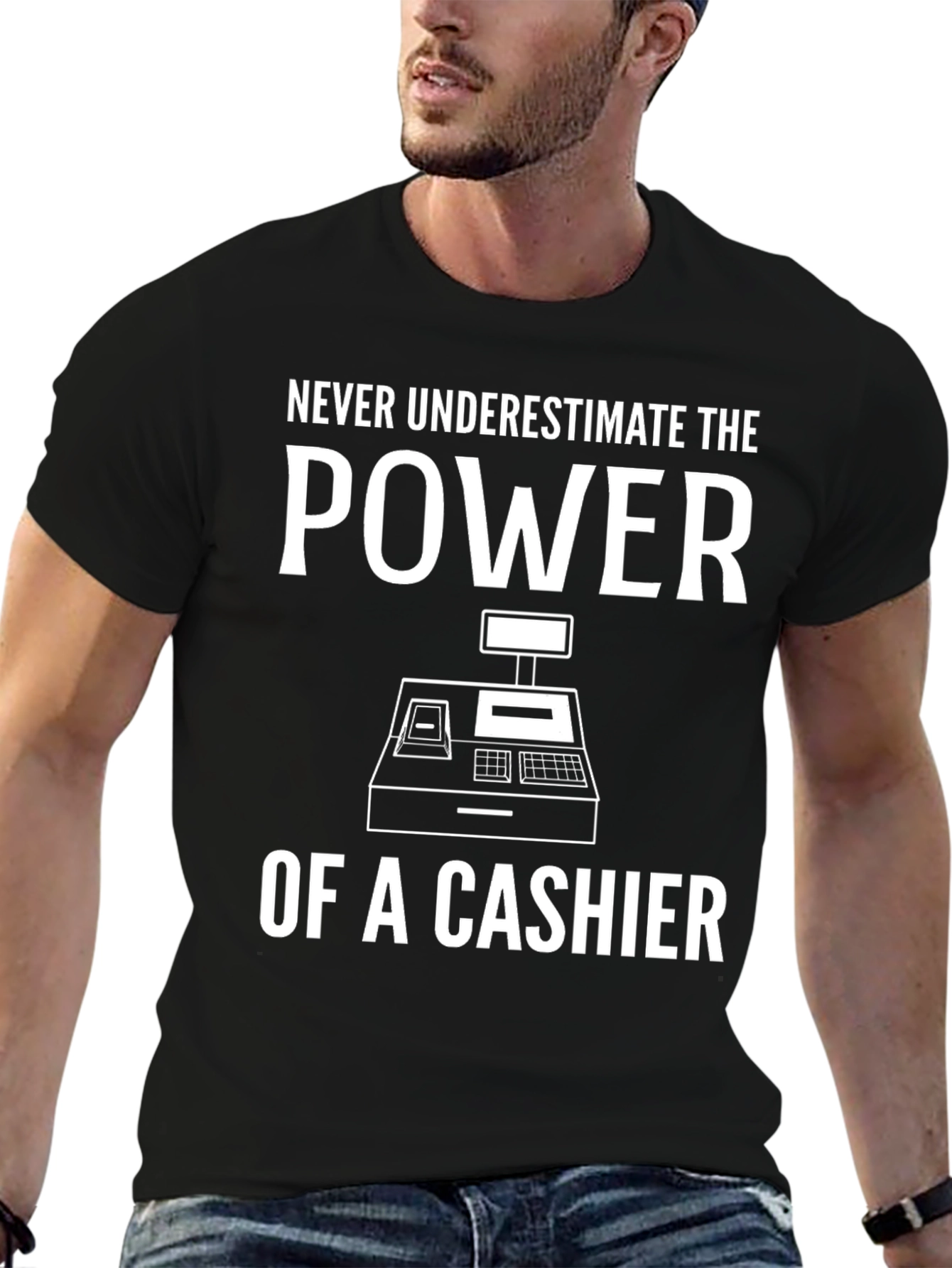 Cashier Power T-Shirt - Funny Job Pride Tee