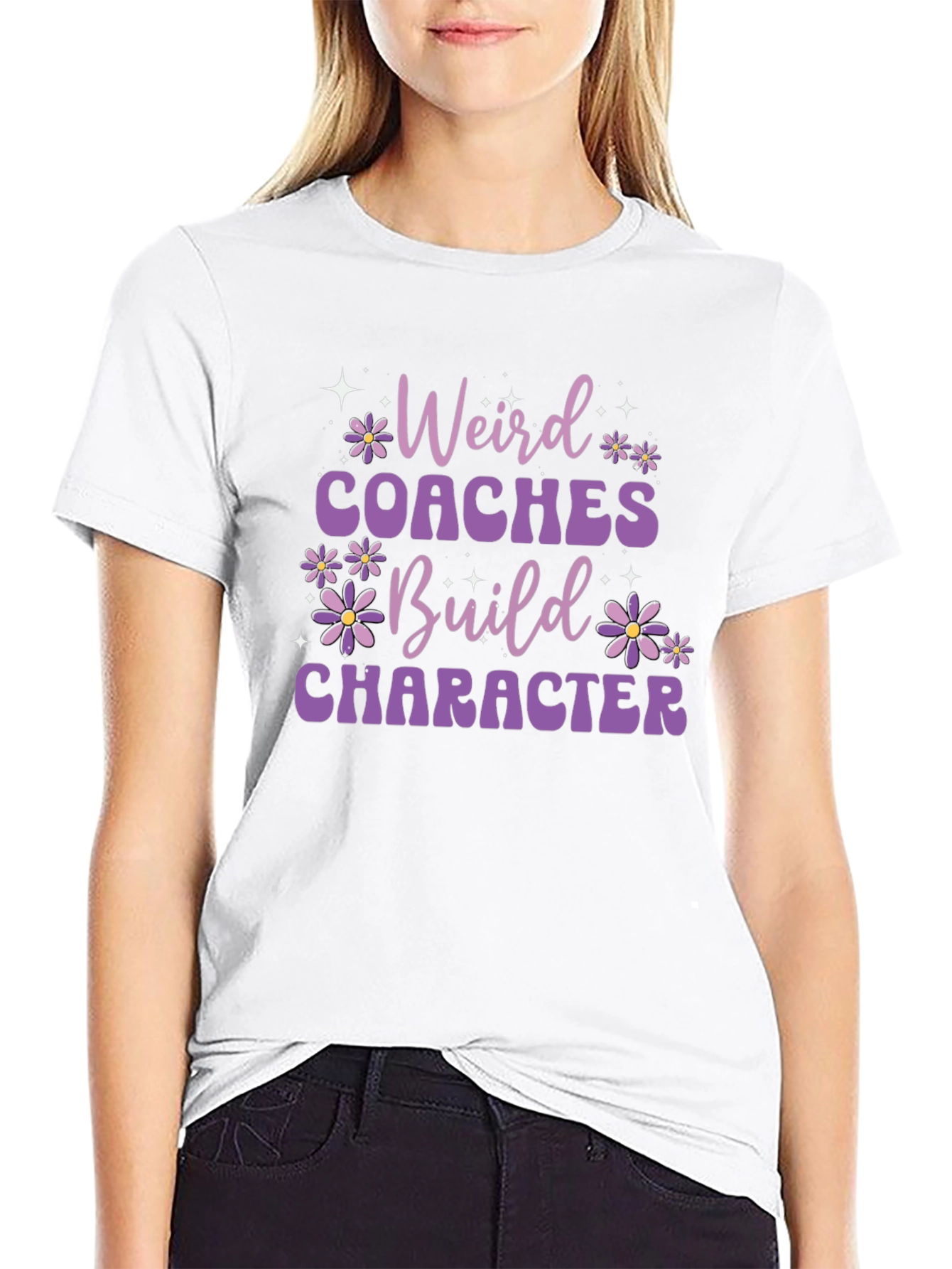 Weird Coaches Build Character Graphic T-Shirt