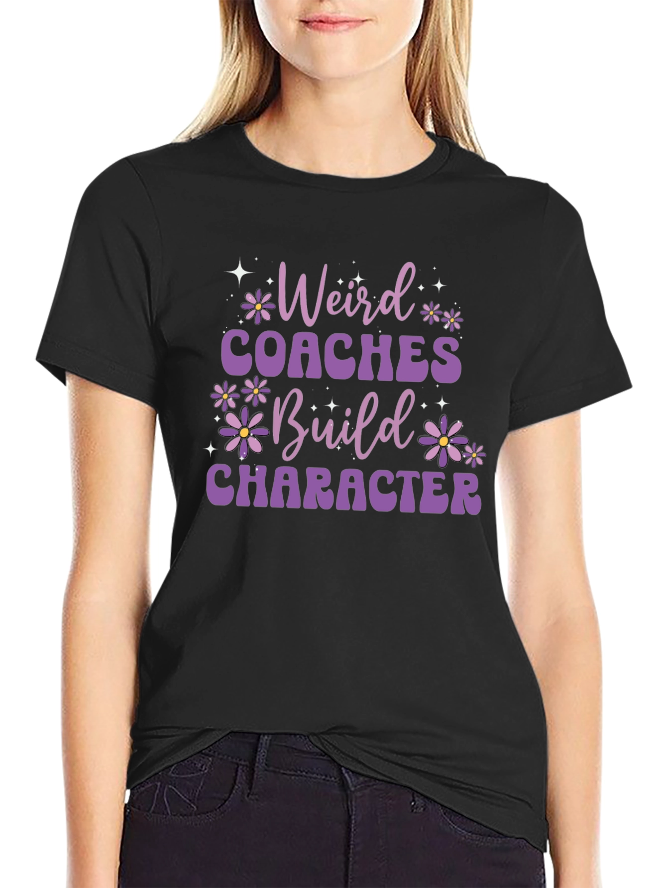Weird Coaches Build Character Graphic T-Shirt