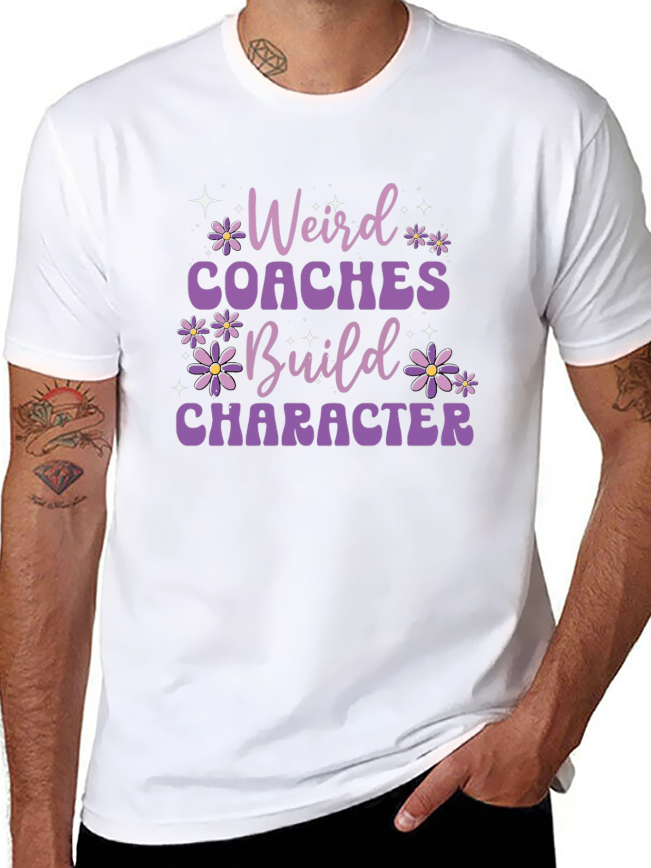 Weird Coaches Build Character Graphic T-Shirt