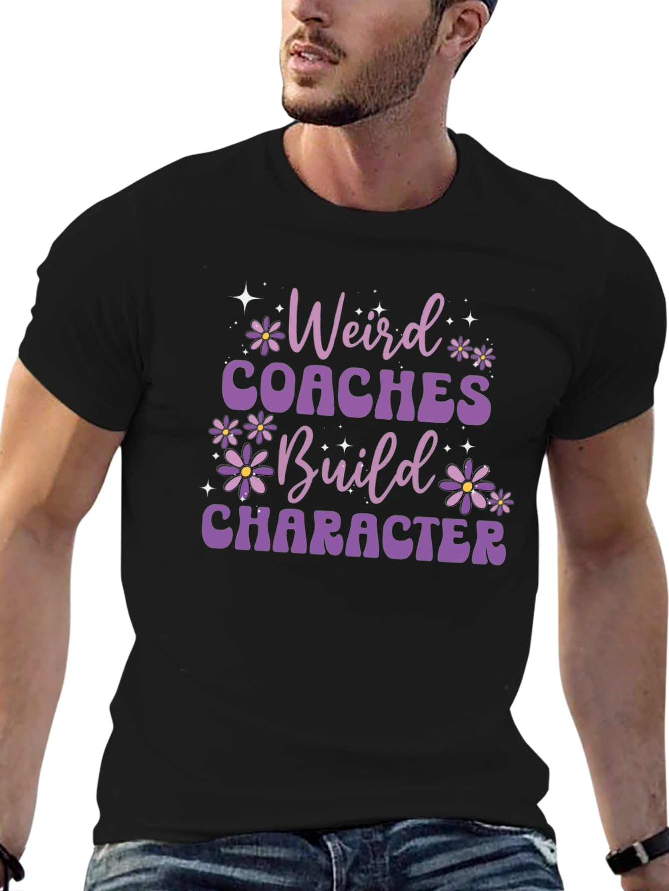 Weird Coaches Build Character Graphic T-Shirt