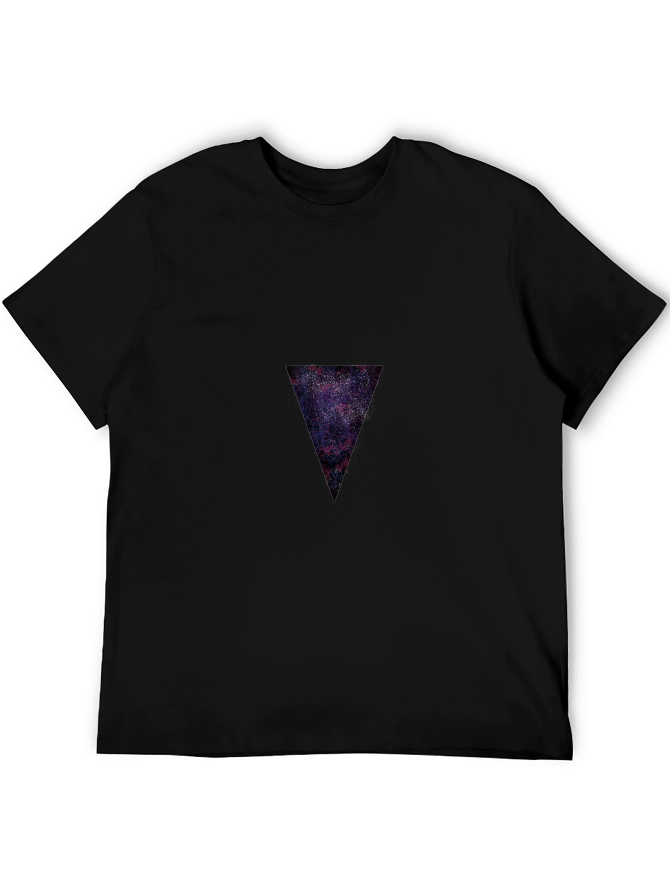 Galaxy Triangle Black T-Shirt