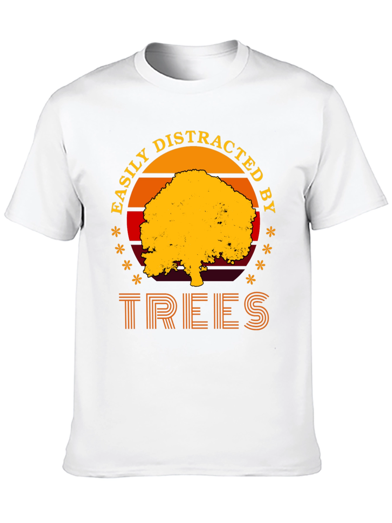 Easily Distracted by Trees T-Shirt - Nature Lover Tee