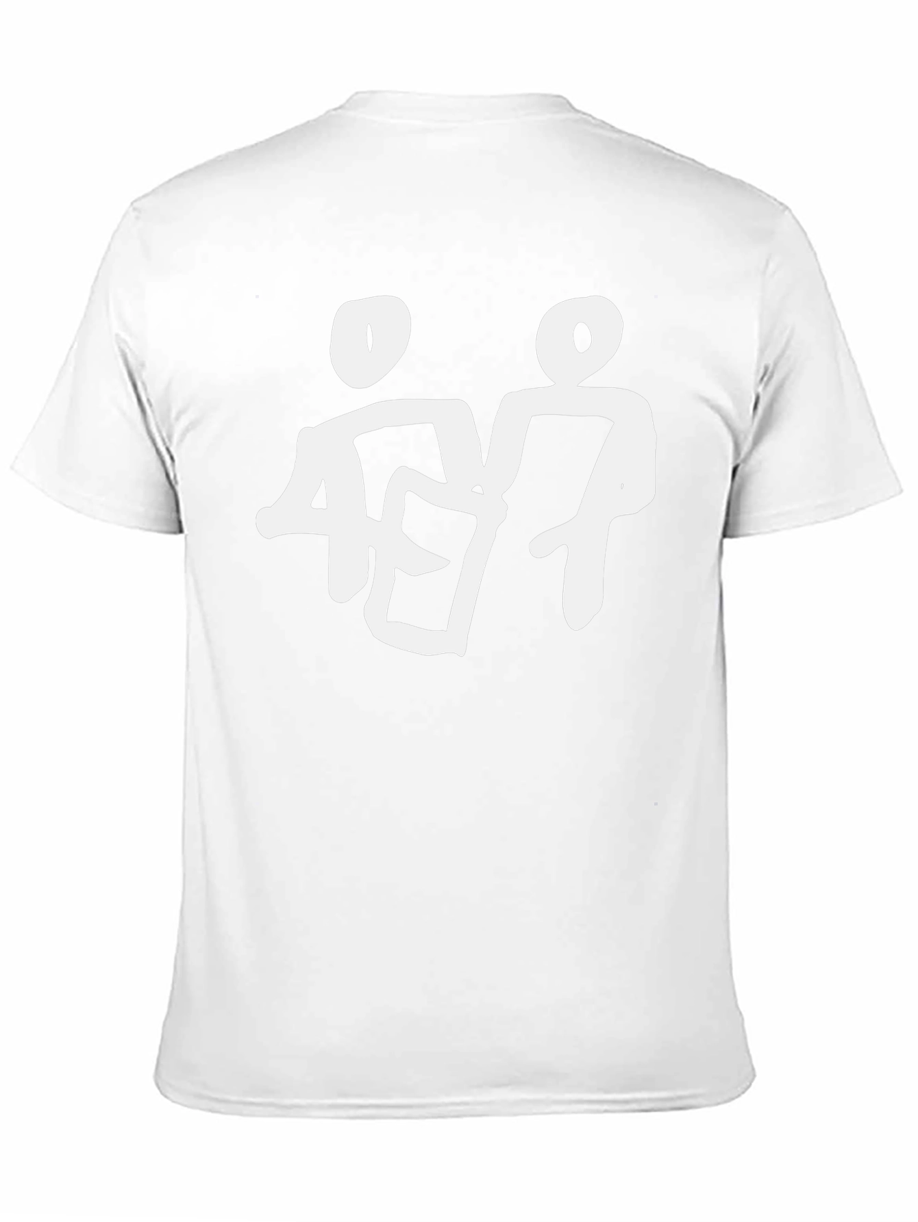 Abstract Art Black T-Shirt: Modern Graphic Tee