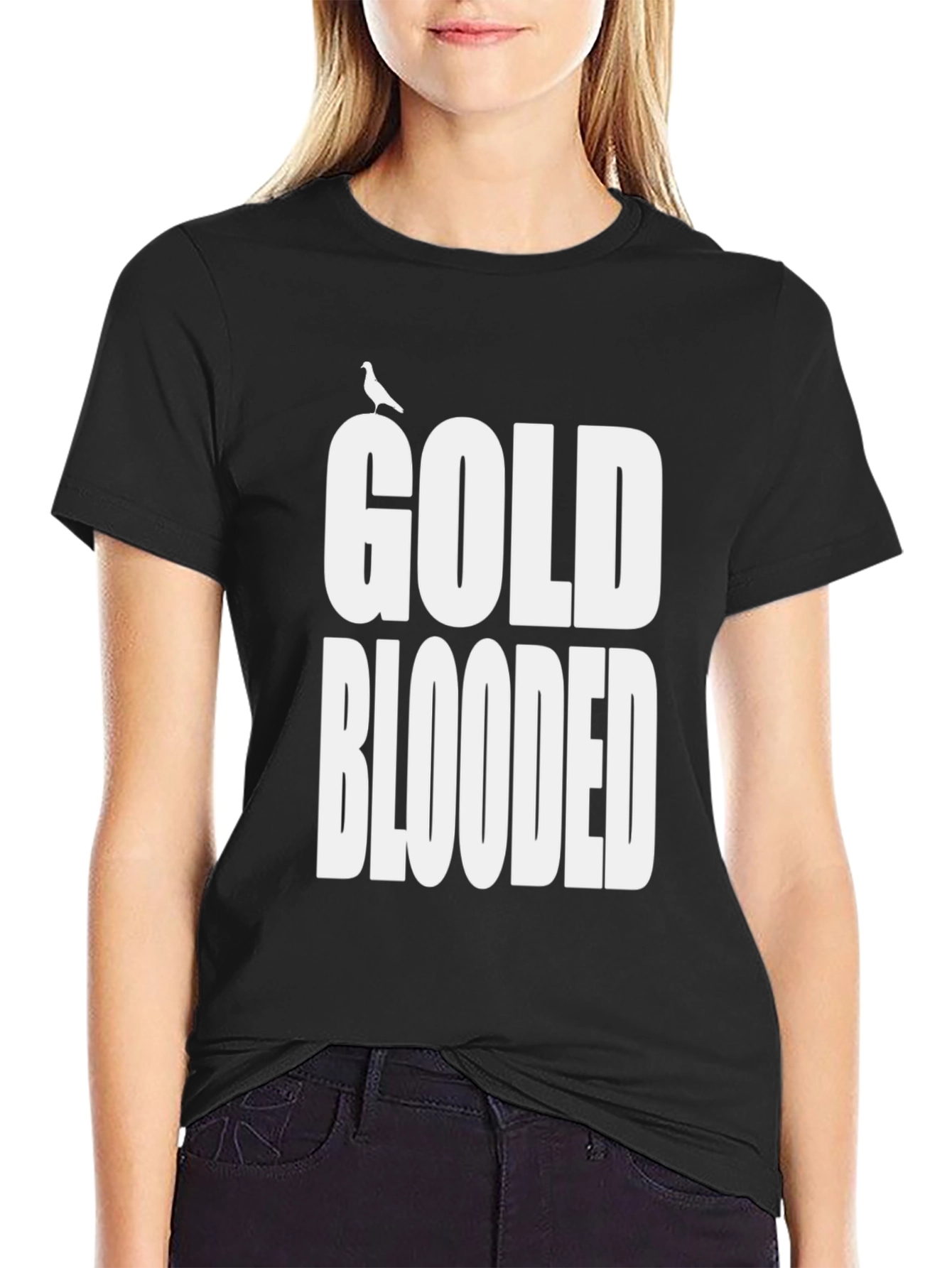 Gold Blooded Graphic Tee - Stylish Mens T-Shirt