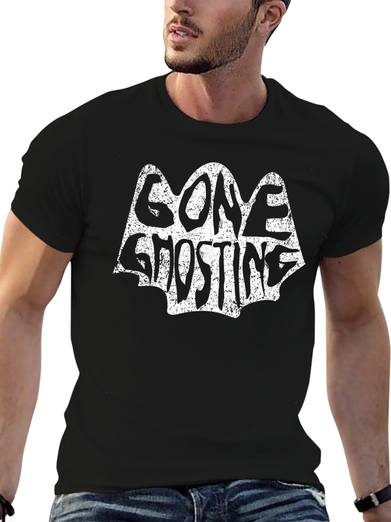 Gone Ghosting Graphic Tee - Black T-Shirt