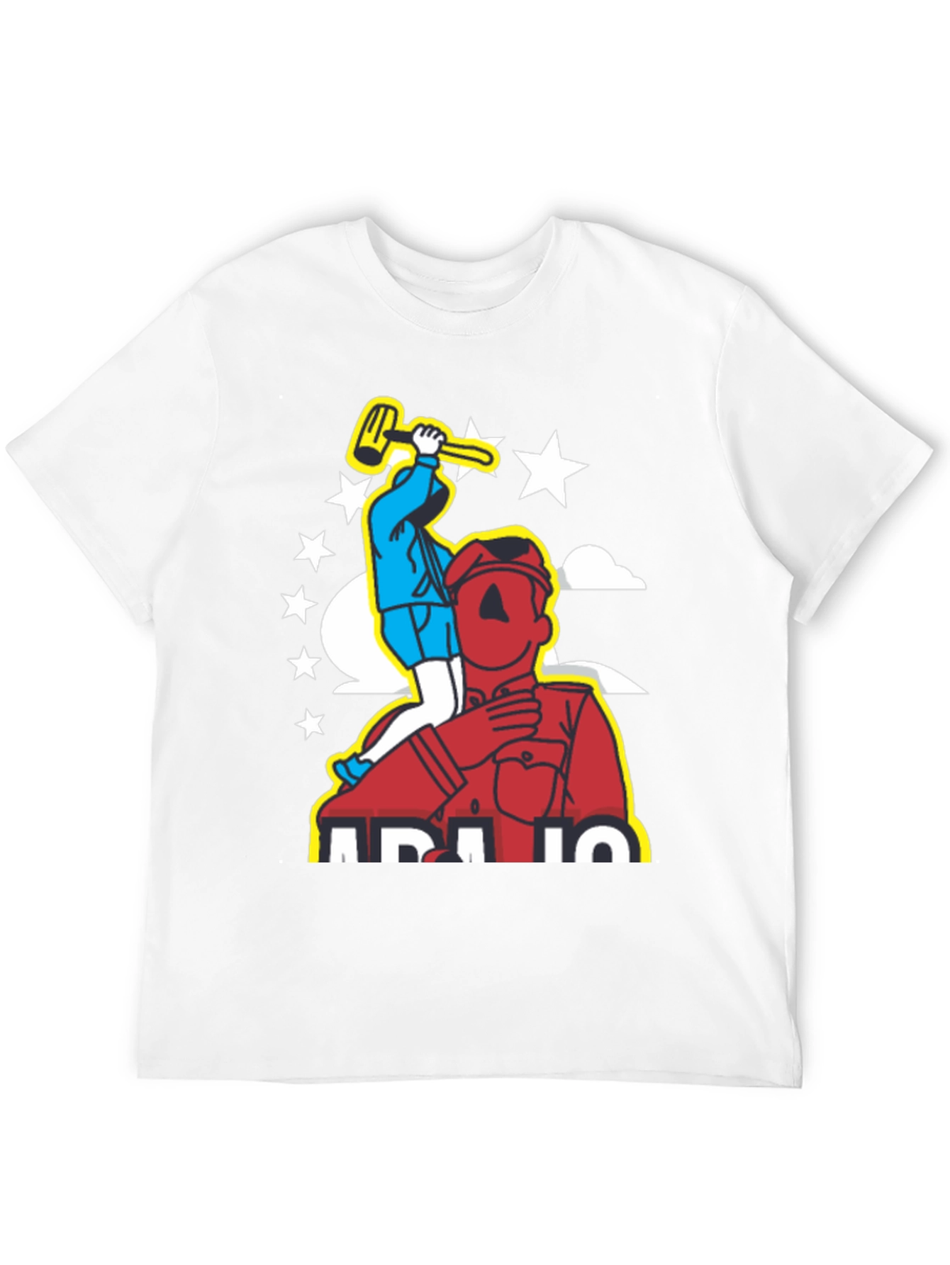 Graphic Print Tee - Mens Black Humor T-Shirt