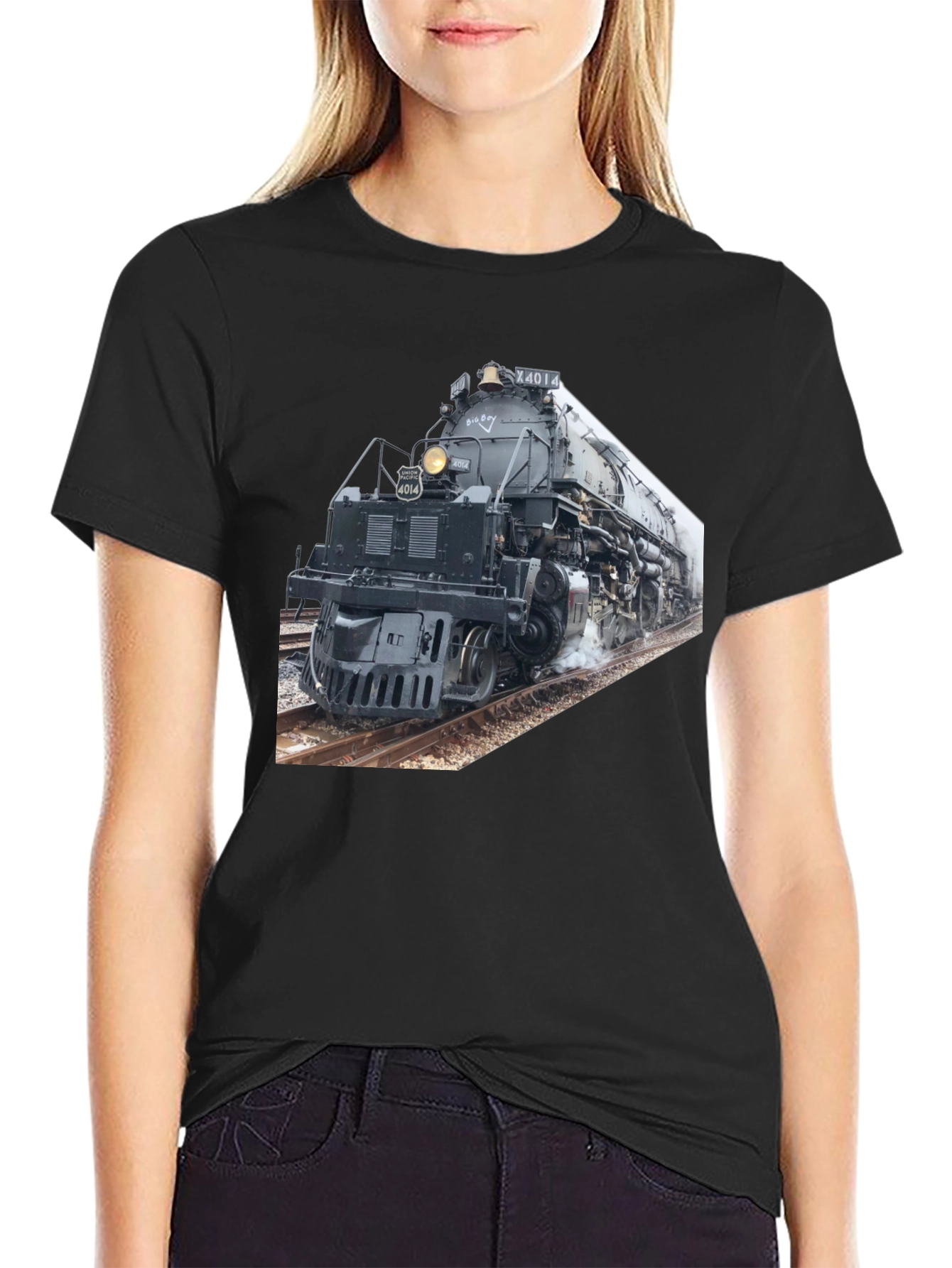 Big Boy Train T-Shirt - Railroad Locomotive Tee