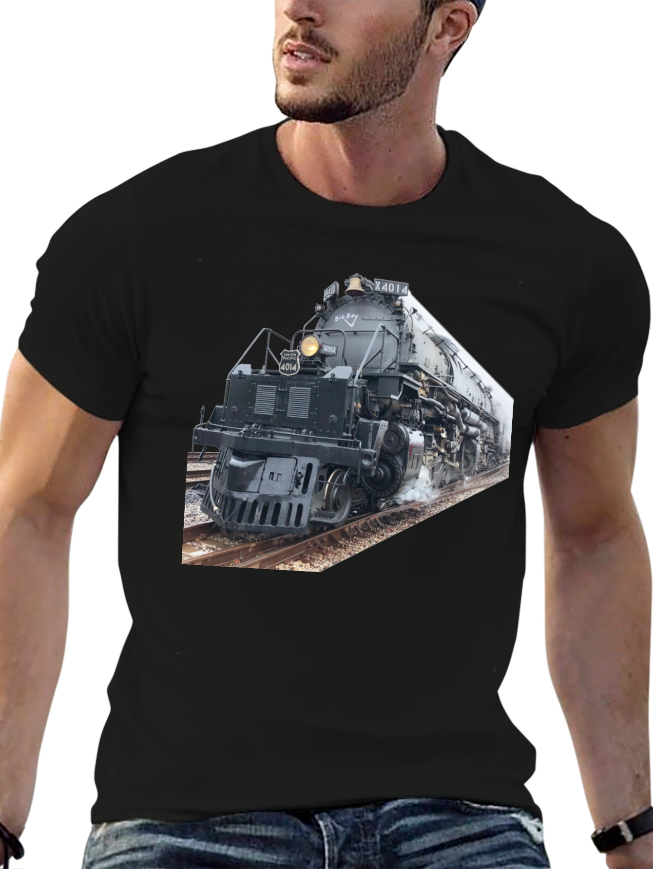 Big Boy Train T-Shirt - Railroad Locomotive Tee