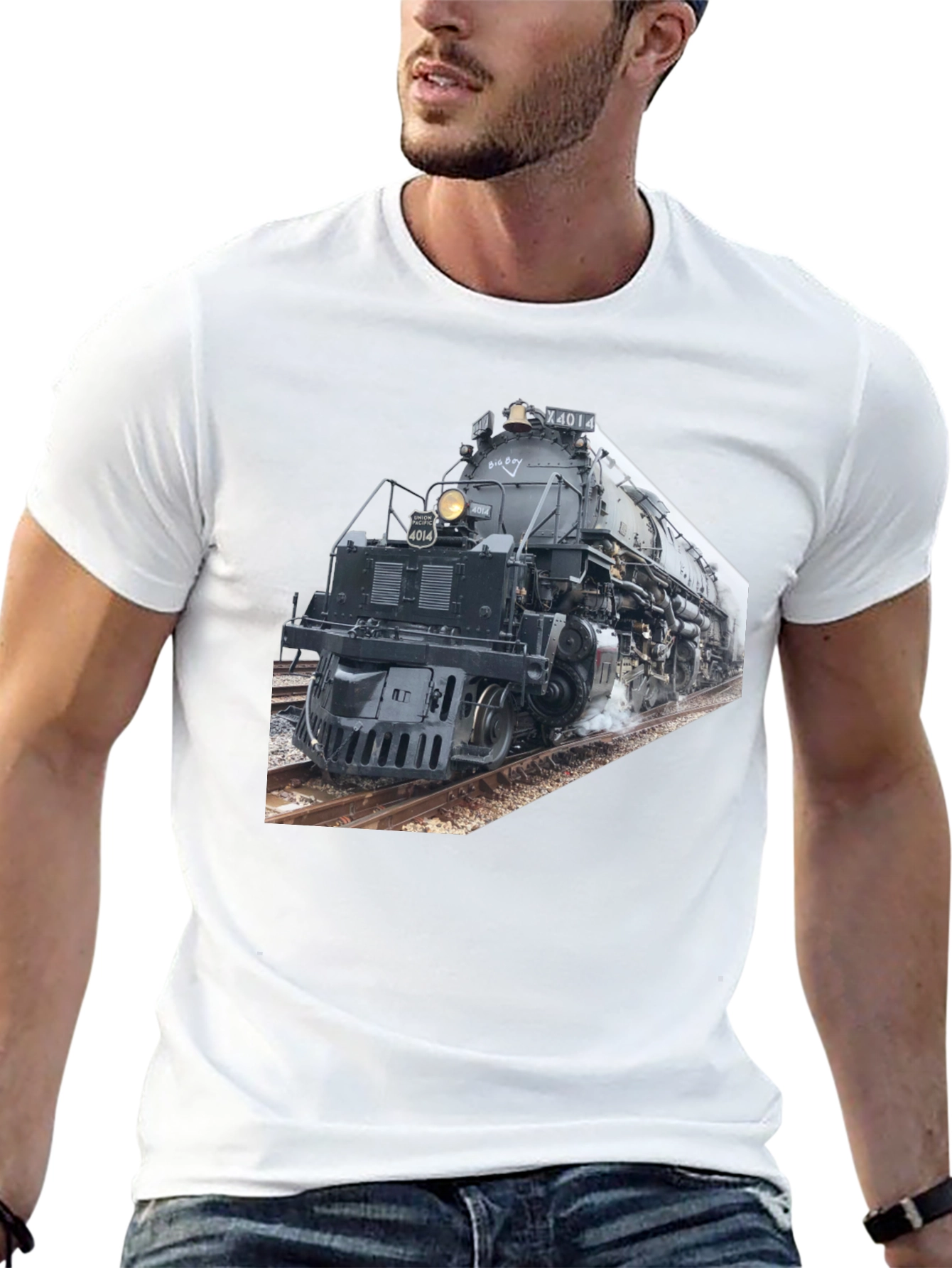 Big Boy Train T-Shirt - Railroad Locomotive Tee