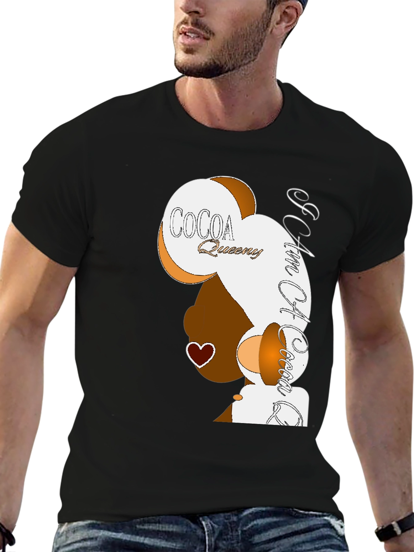 Cocoa Queen T-Shirt - Black Graphic Tee