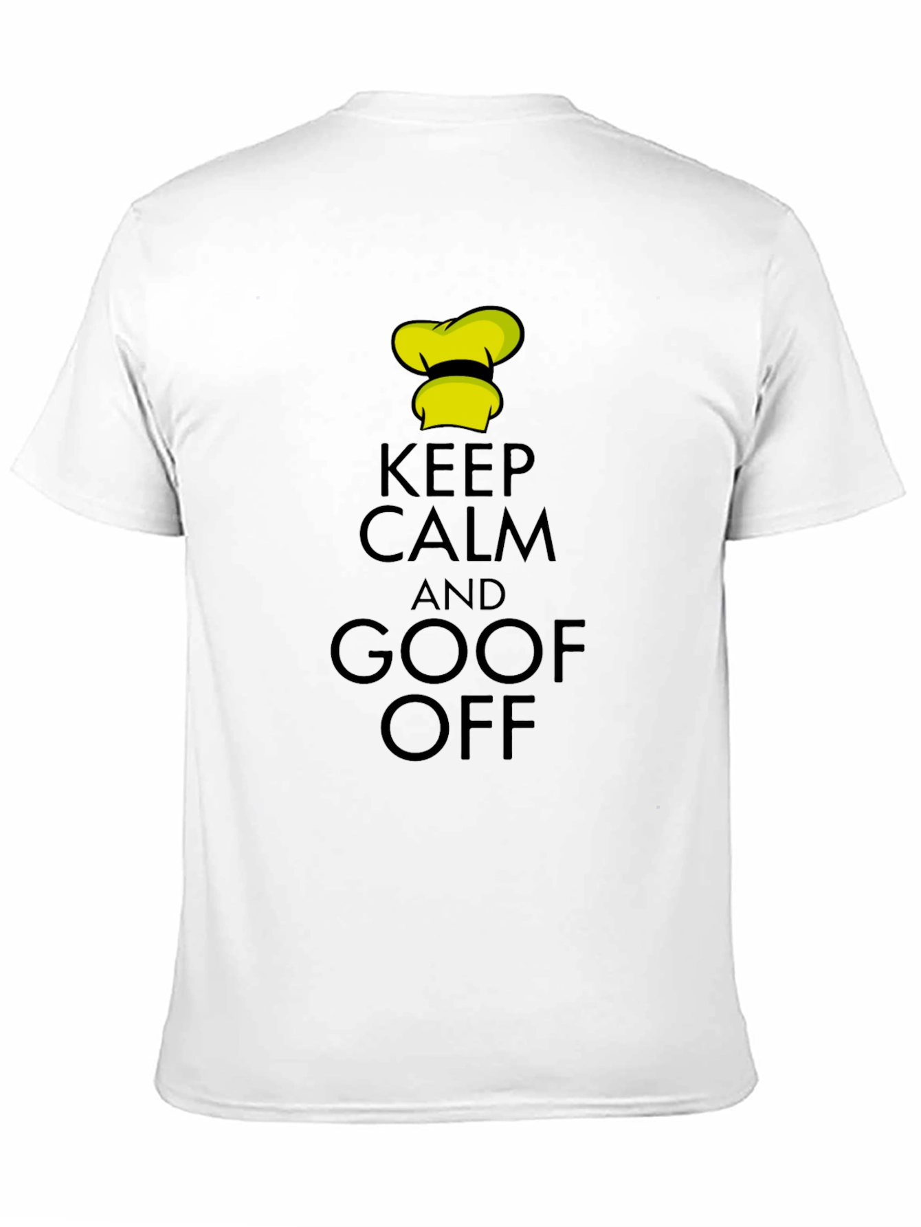 Keep Calm and Goof Off Black T-Shirt