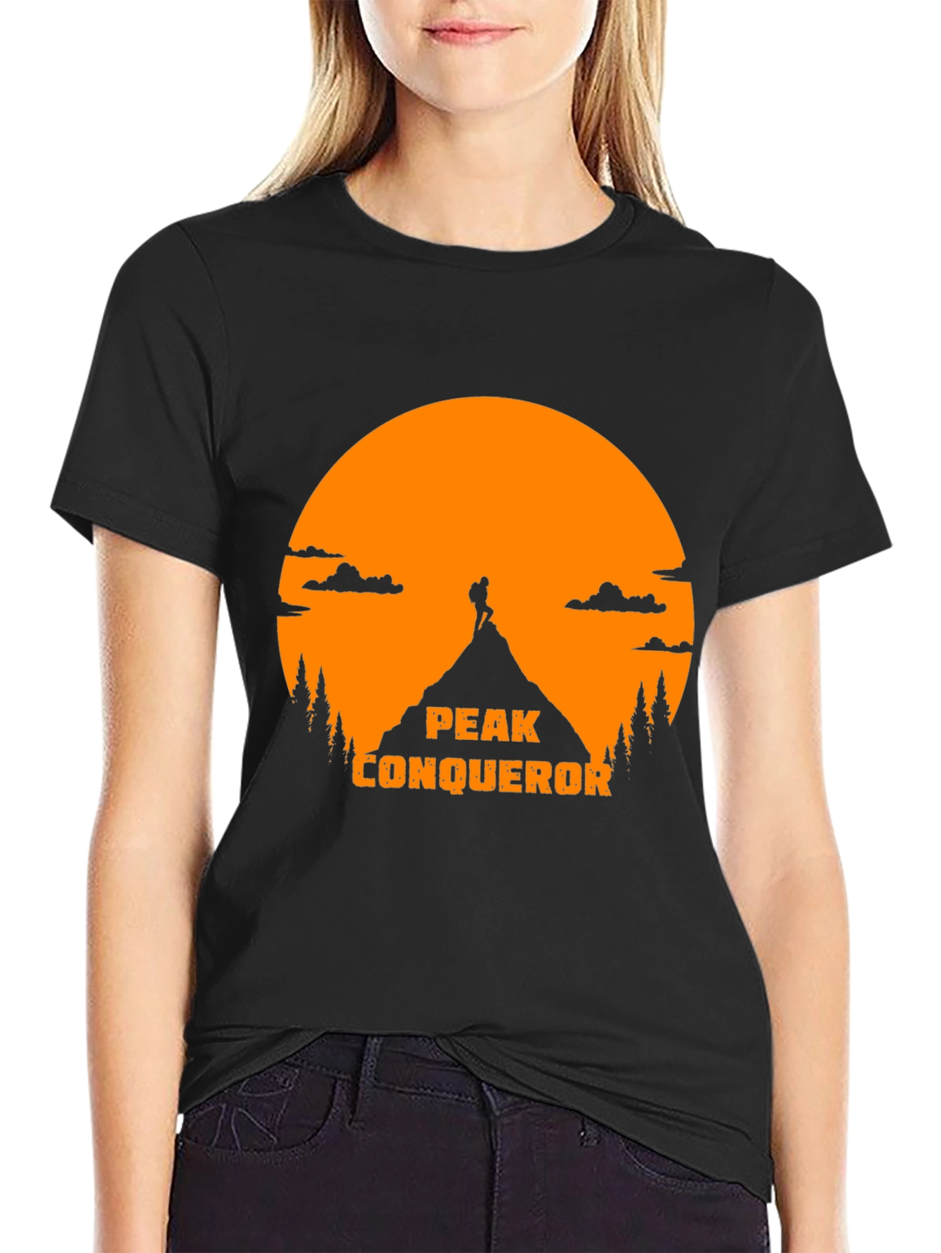 Peak Conqueror Graphic T-Shirt - Adventure Awaits