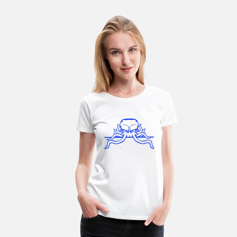 Octopus hiding bag behind wall fence alien cool