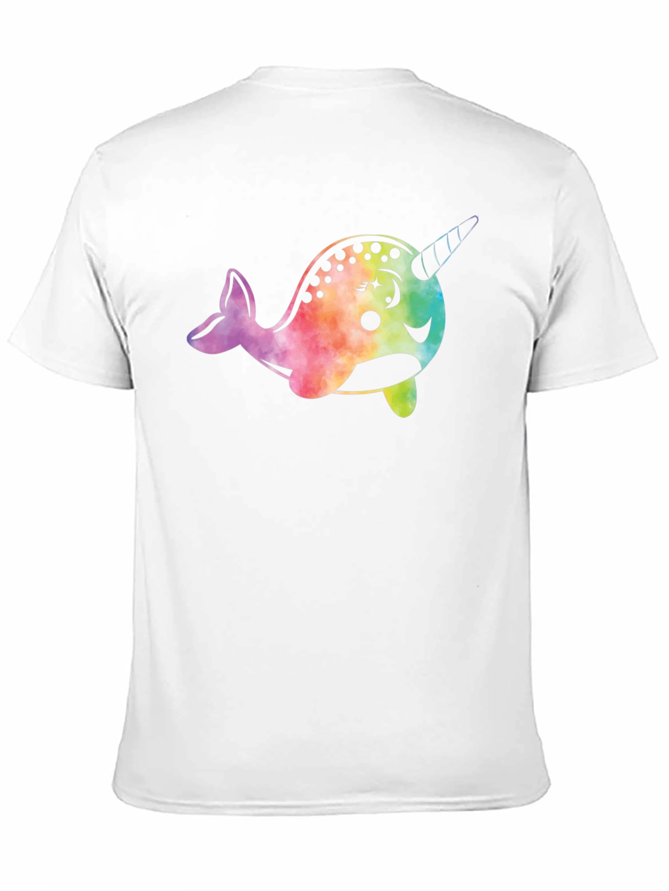 Narwhal Graphic Tee - Black Cotton Comfort