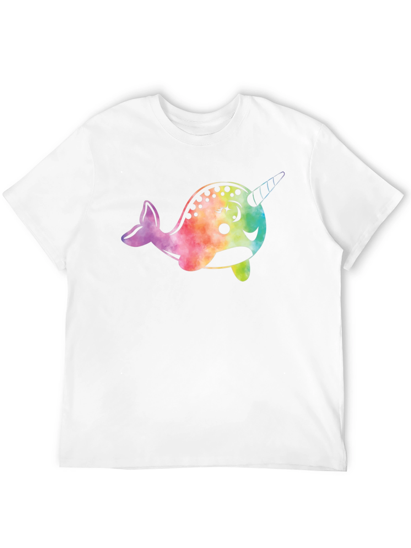 Narwhal Graphic Tee - Black Cotton Comfort
