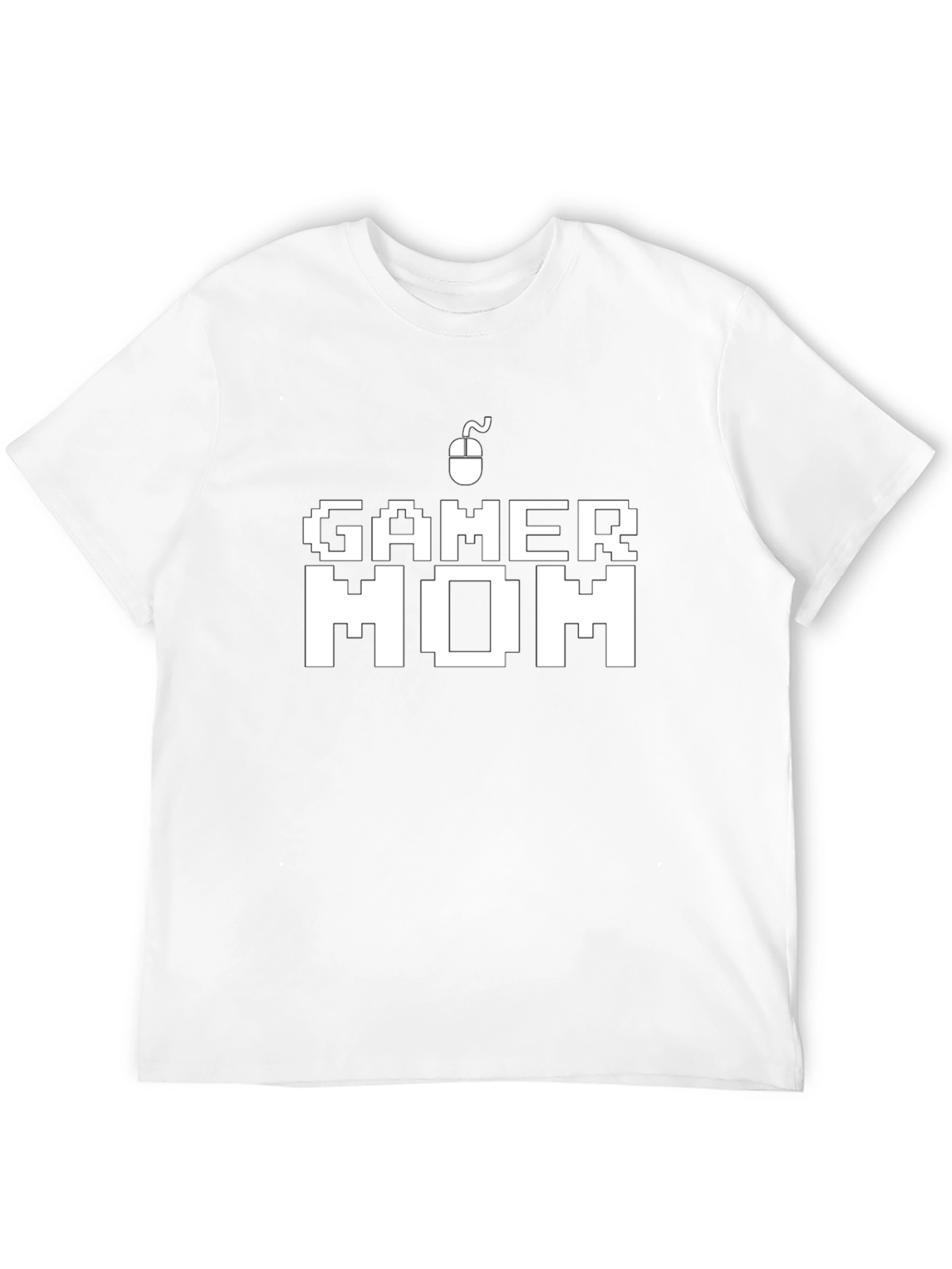 Gamer Mom Graphic T-Shirt - Black Cotton Blend