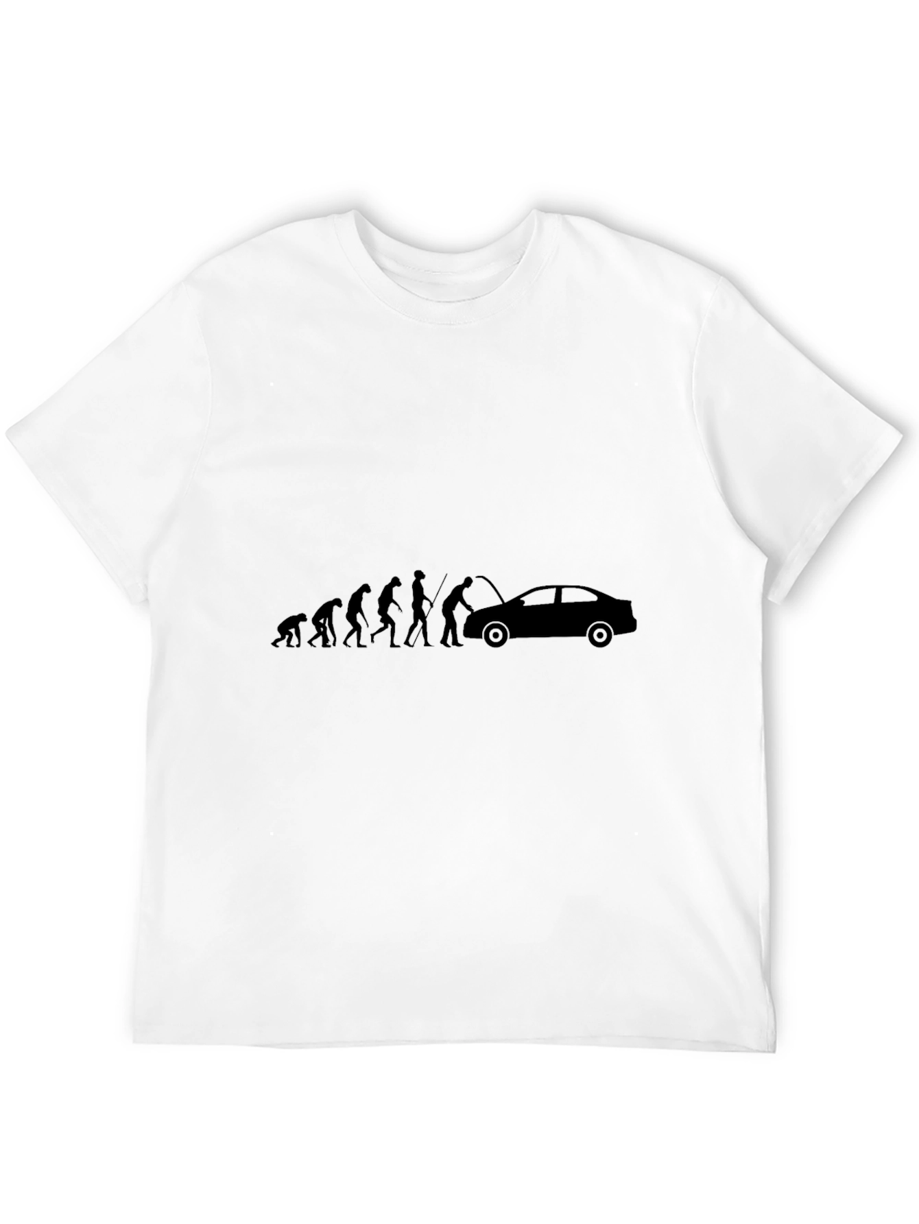 Evolution of a Mechanic T-Shirt - Black