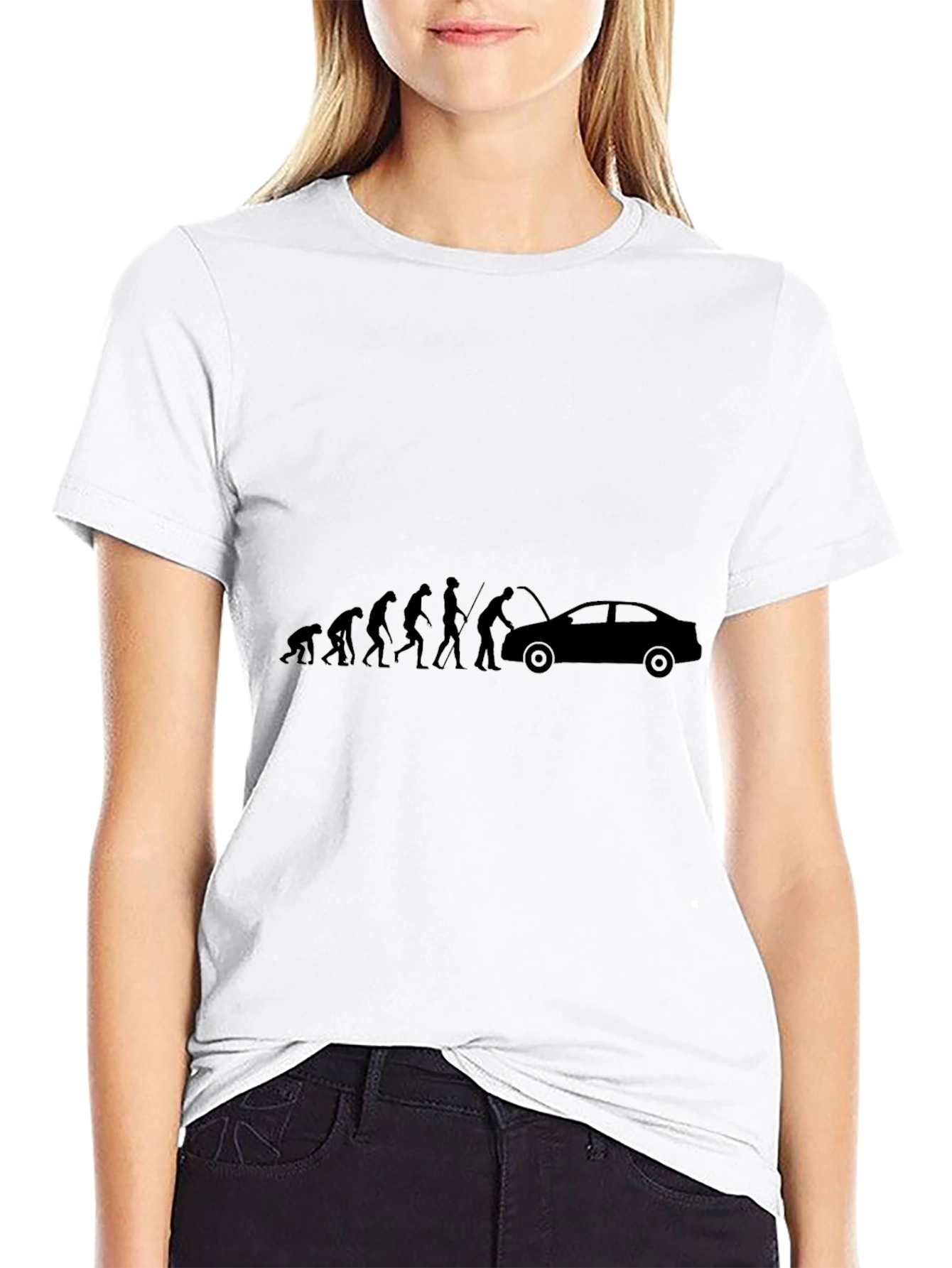 Evolution of a Mechanic T-Shirt - Black