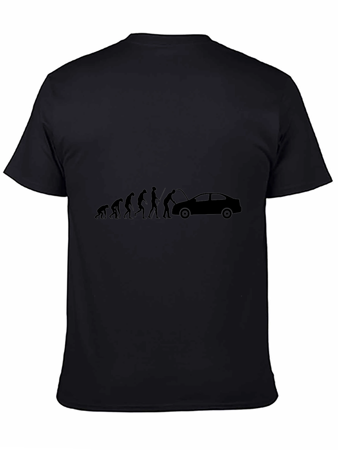 Evolution of a Mechanic T-Shirt - Black