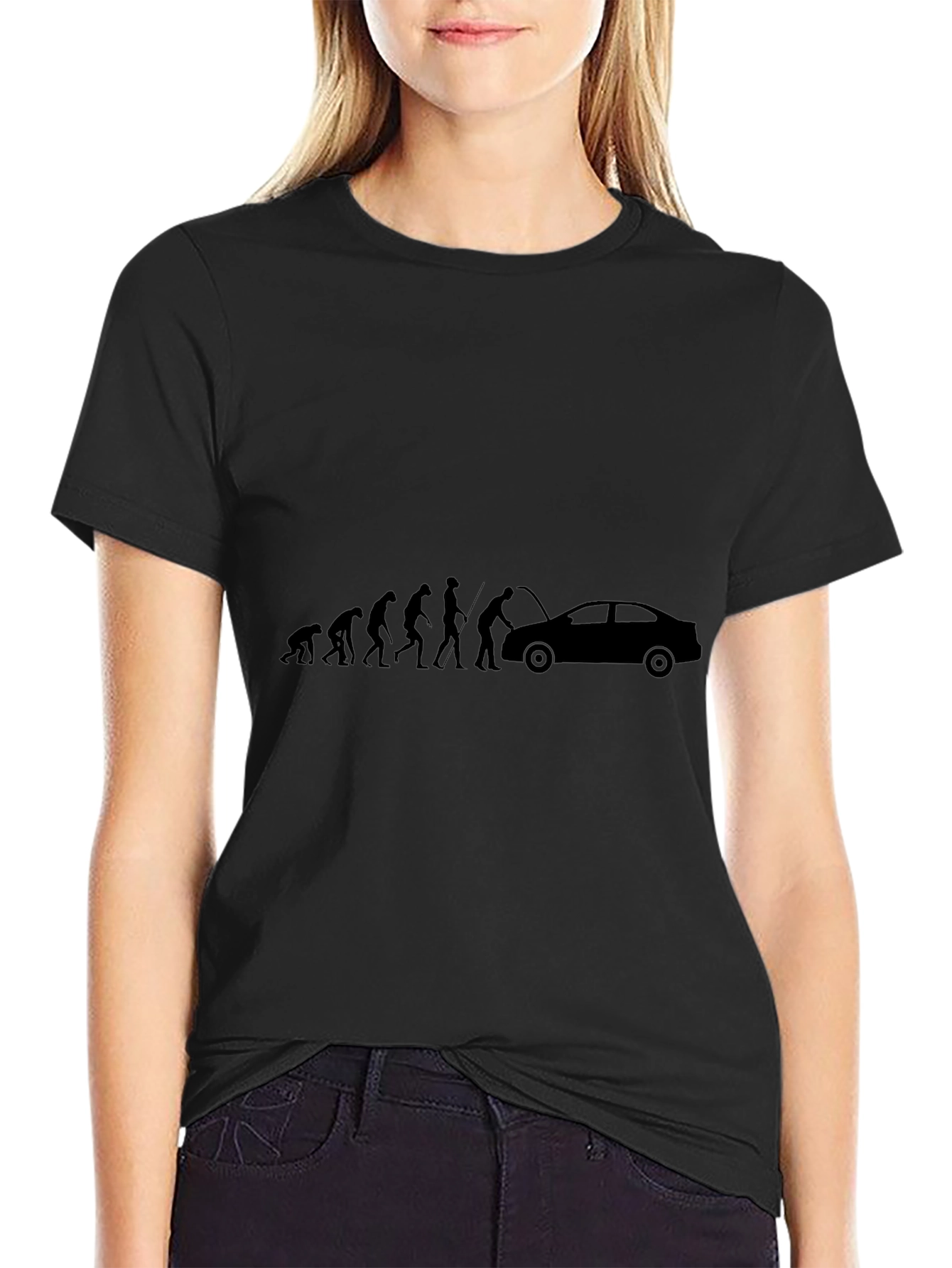 Evolution of a Mechanic T-Shirt - Black