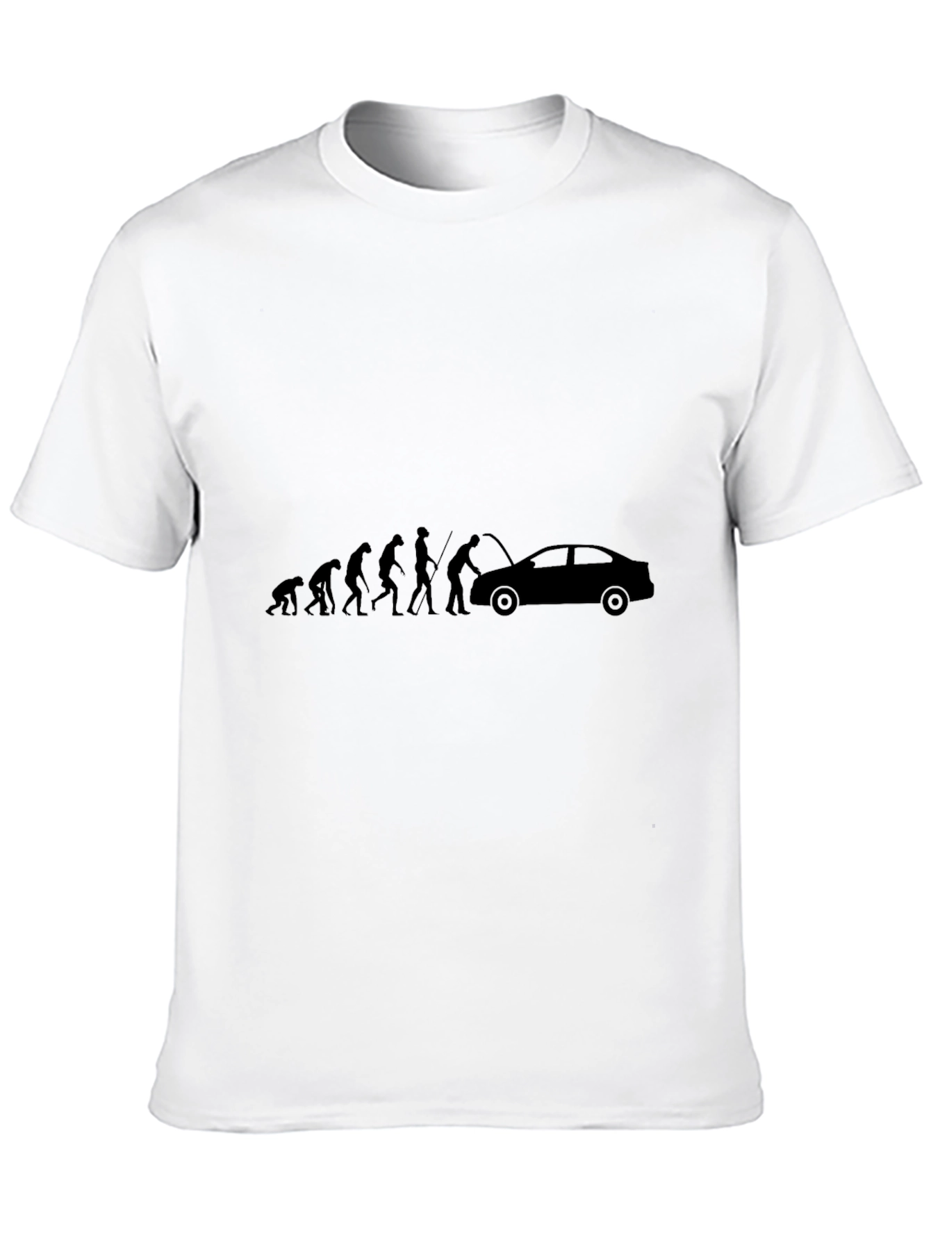 Evolution of a Mechanic T-Shirt - Black