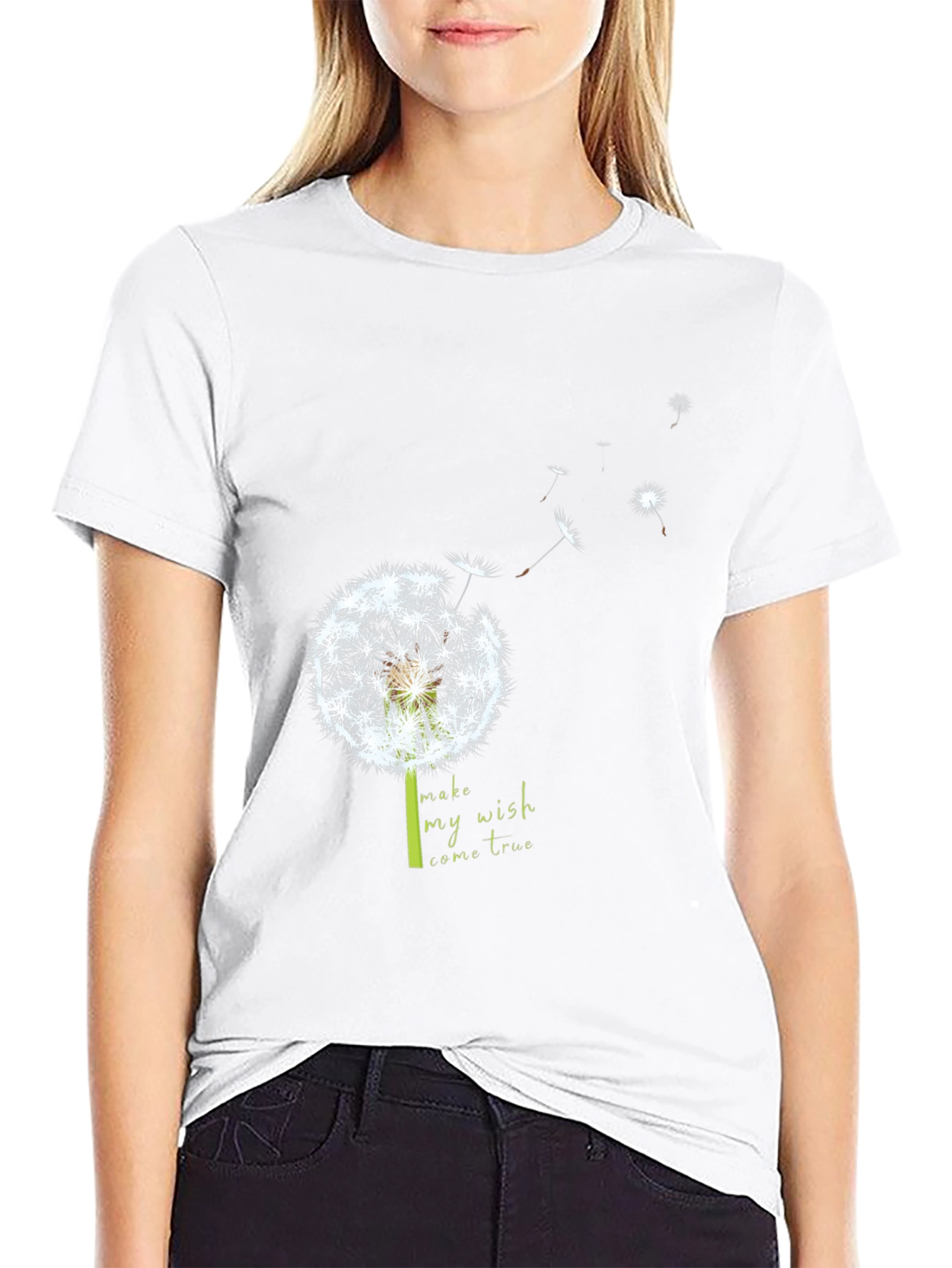 Dandelion Wish T-Shirt - Black