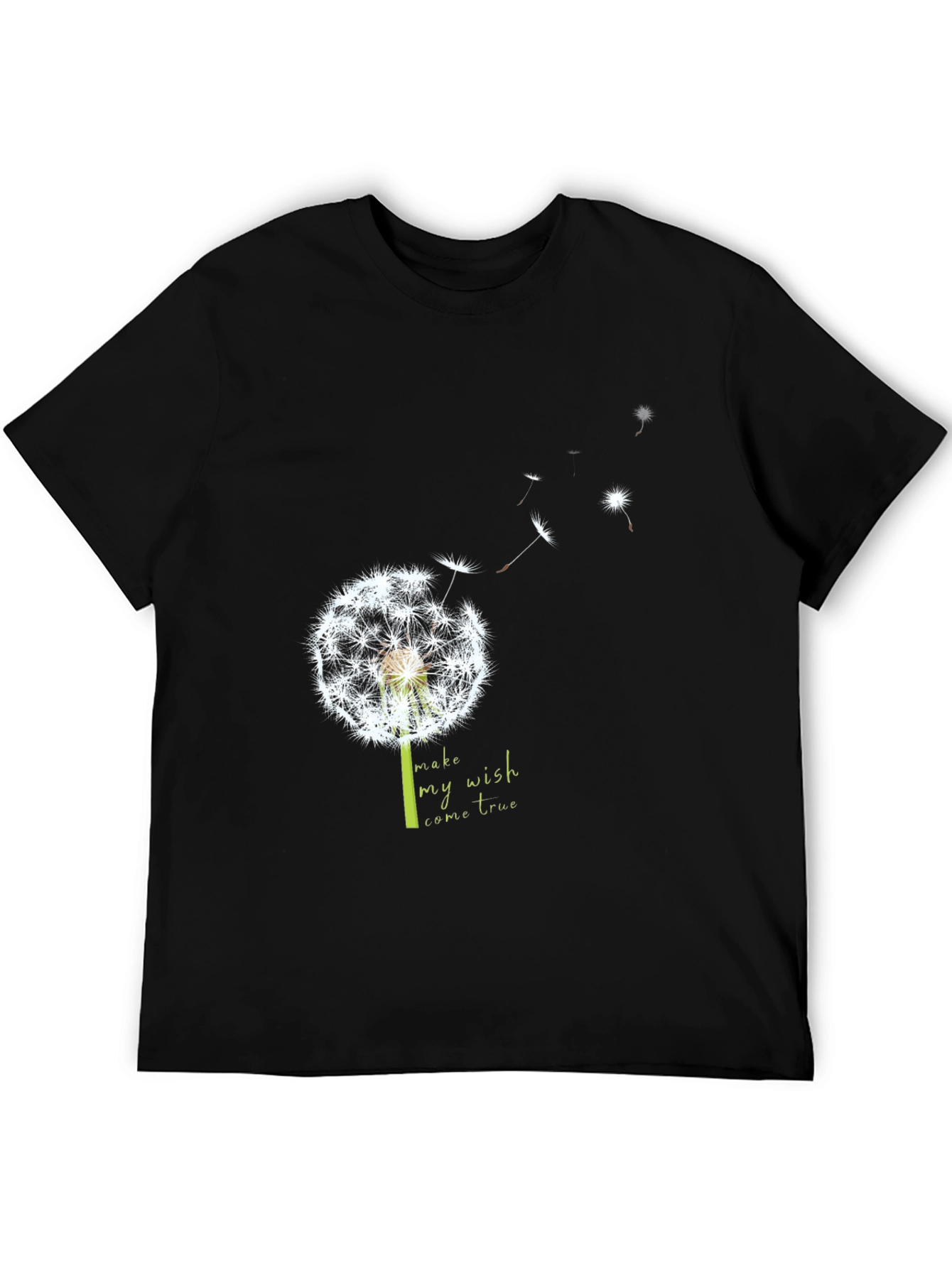 Dandelion Wish T-Shirt - Black