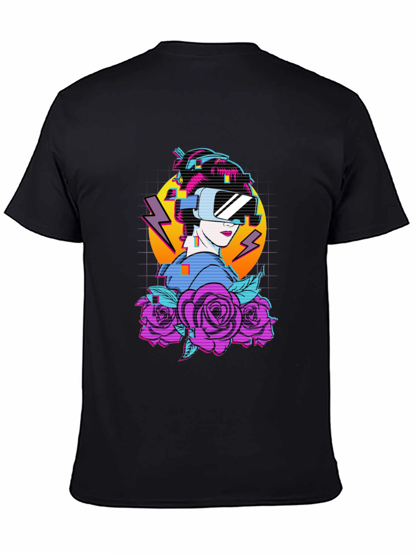 Cyberpunk Geisha VR T-Shirt