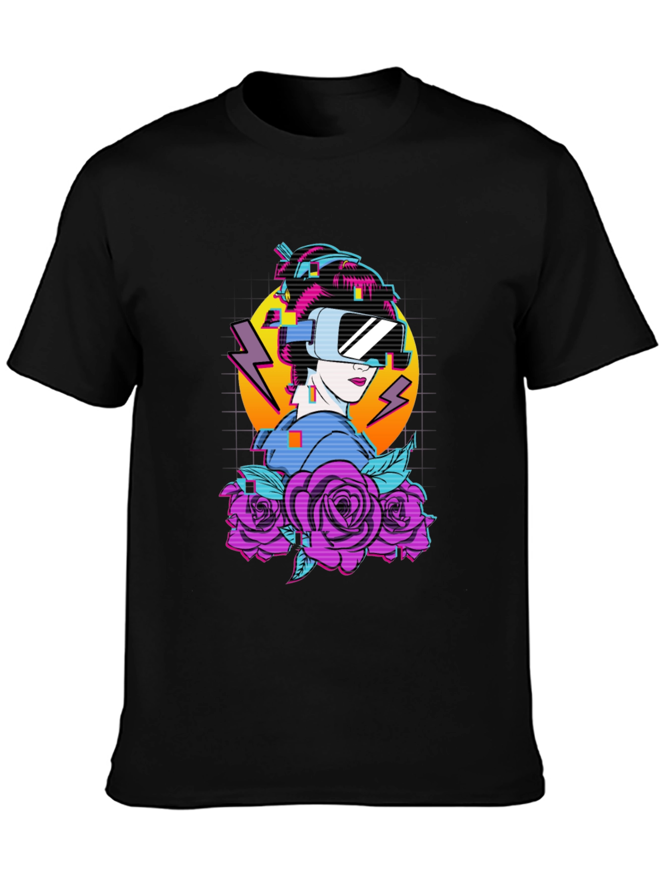 Cyberpunk Geisha VR T-Shirt
