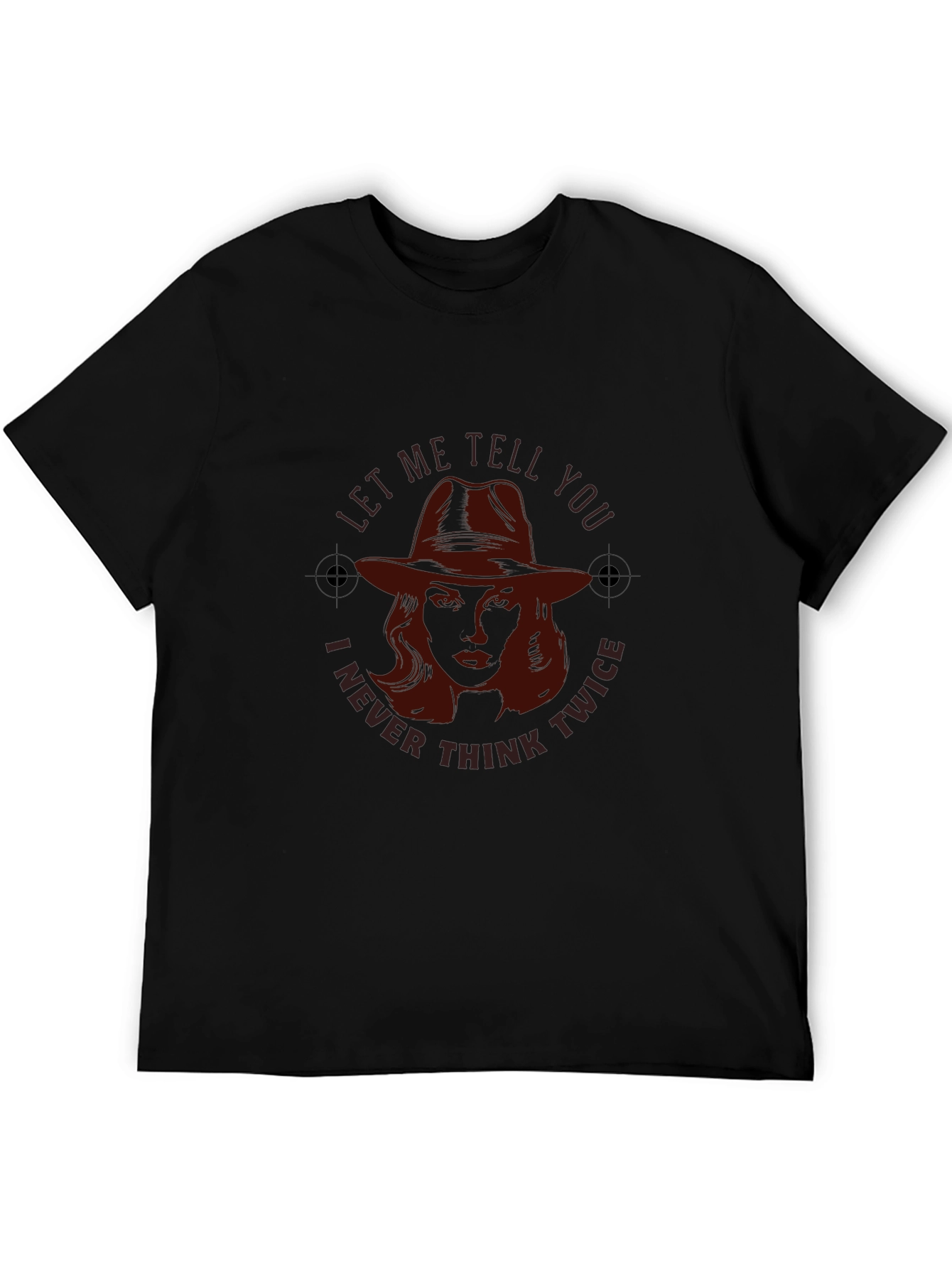 Noir Detective T-Shirt - Never Think Twice