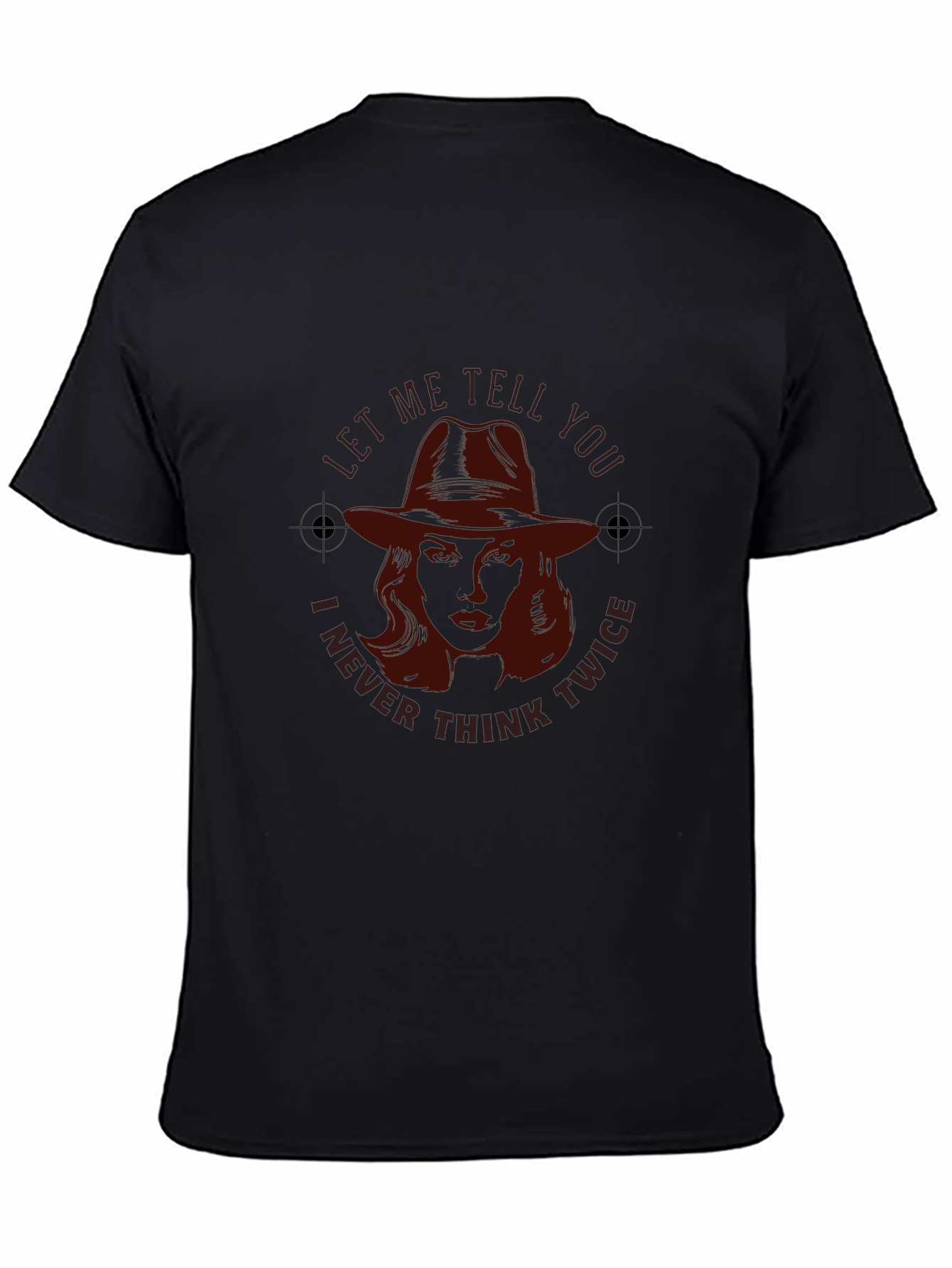 Noir Detective T-Shirt - Never Think Twice