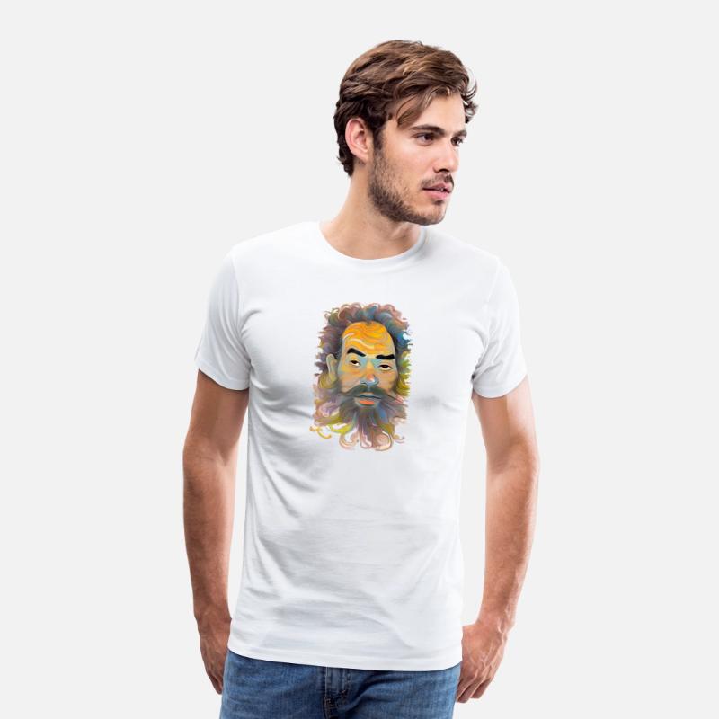 Old man's face