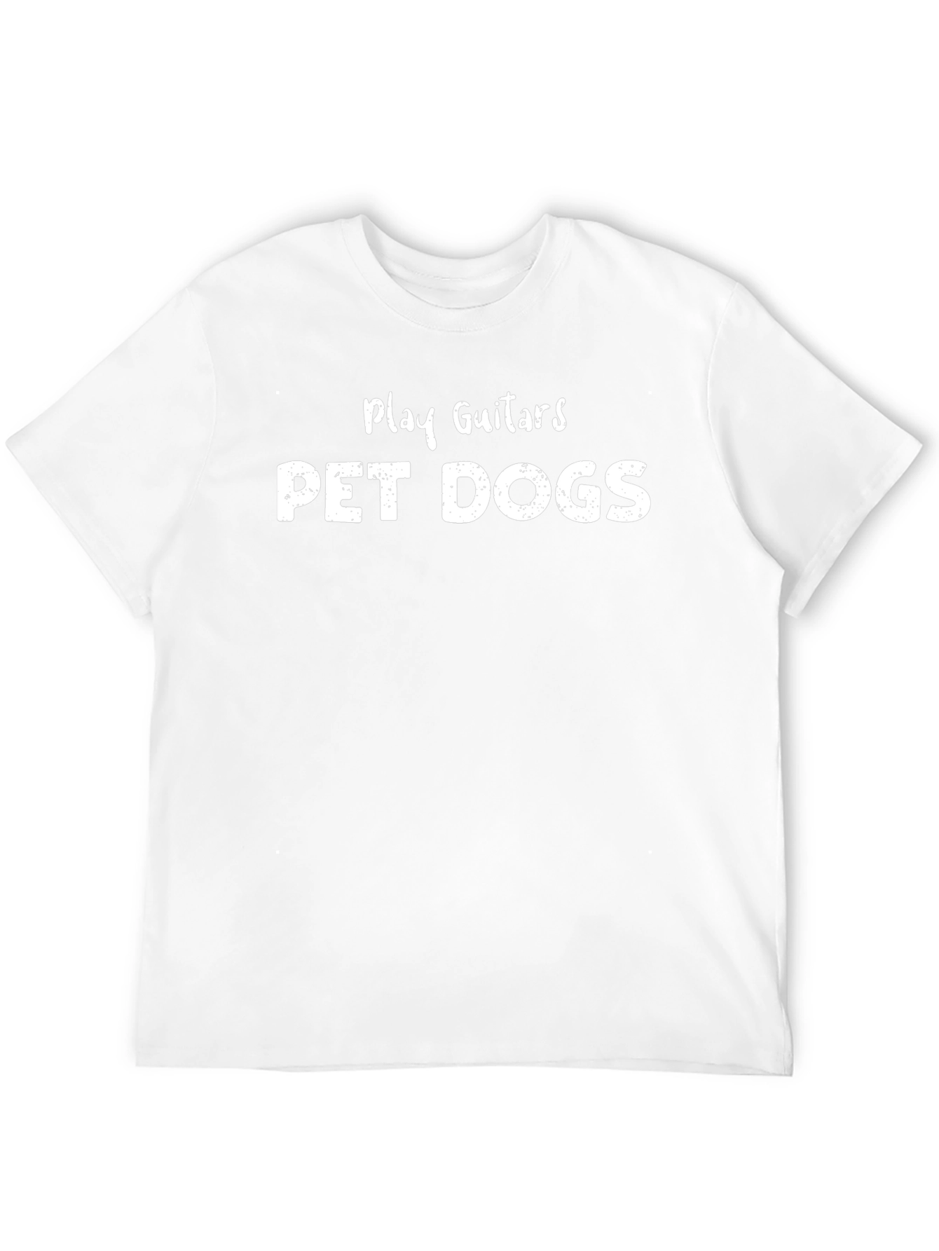 Play Guitars Pet Dogs Graphic T-Shirt