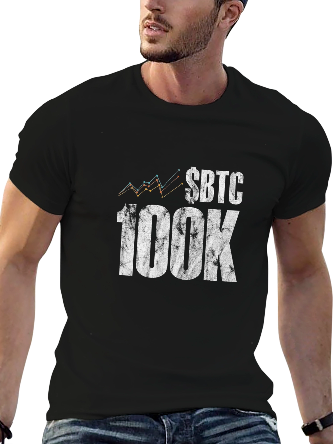 $BTC 100K T-Shirt - Crypto Investor Apparel