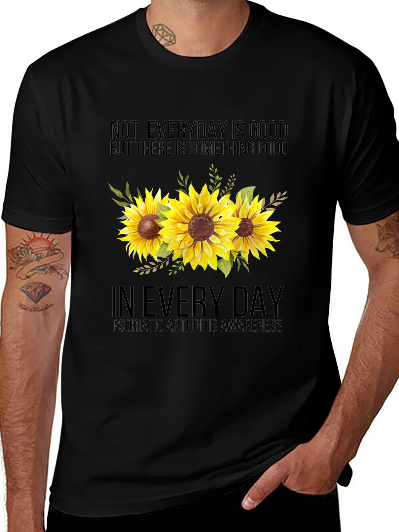 Sunflower Psoriatic Arthritis Awareness T-Shirt