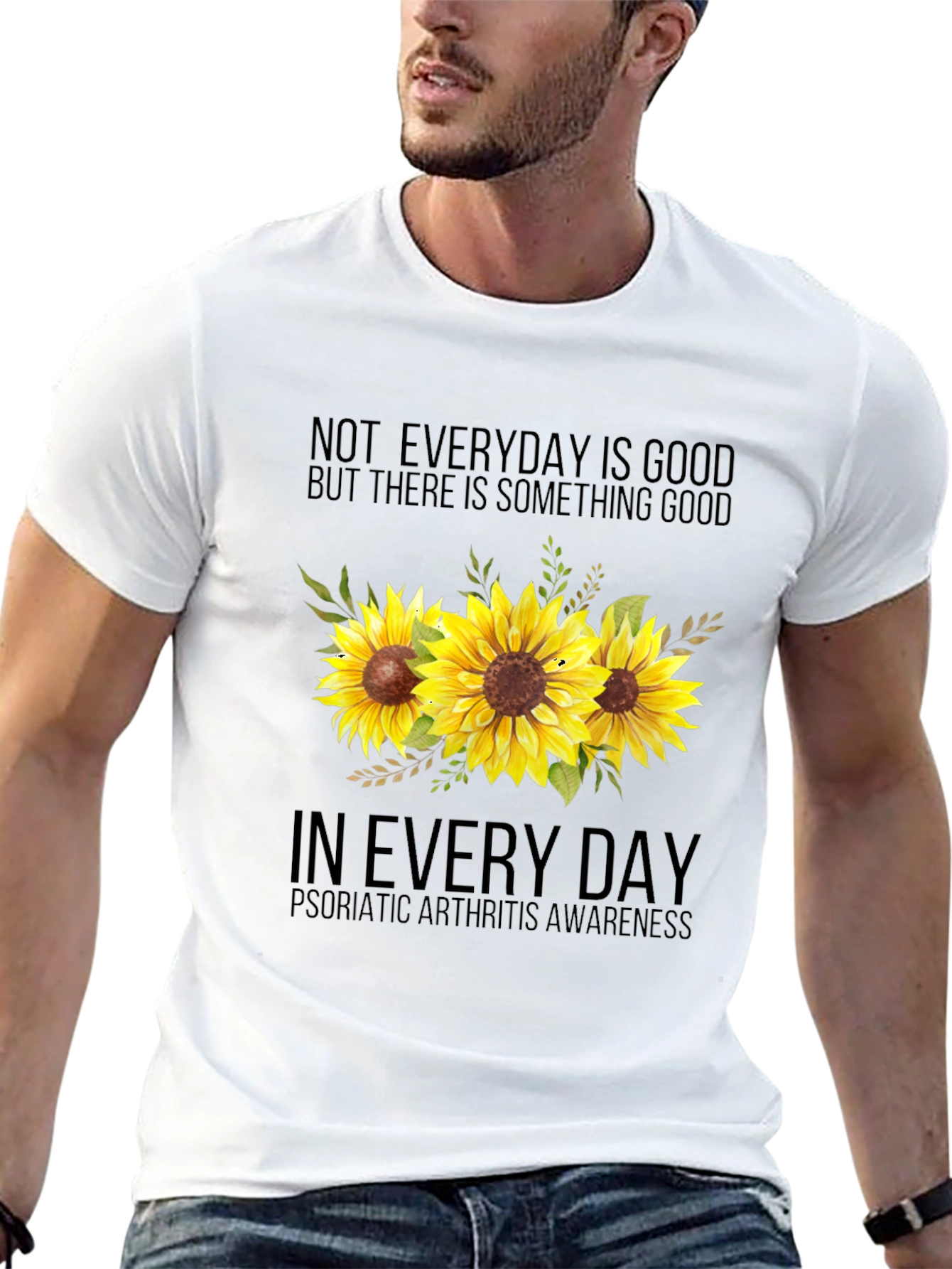 Sunflower Psoriatic Arthritis Awareness T-Shirt