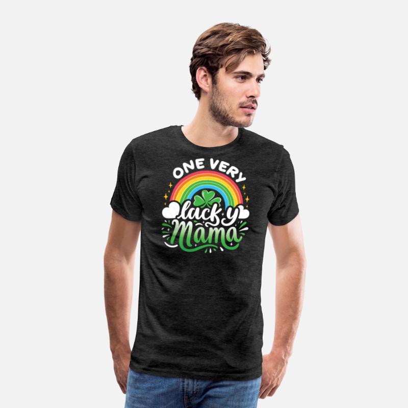 One Very Lucky Mama St. Patrick's Day Mom Shamrock
