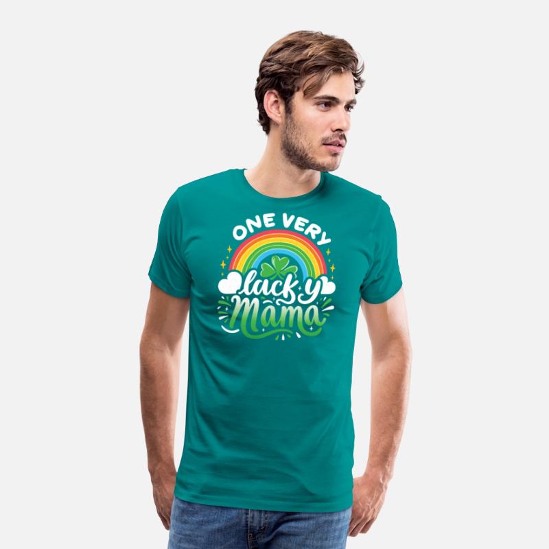 One Very Lucky Mama St. Patrick's Day Mom Shamrock