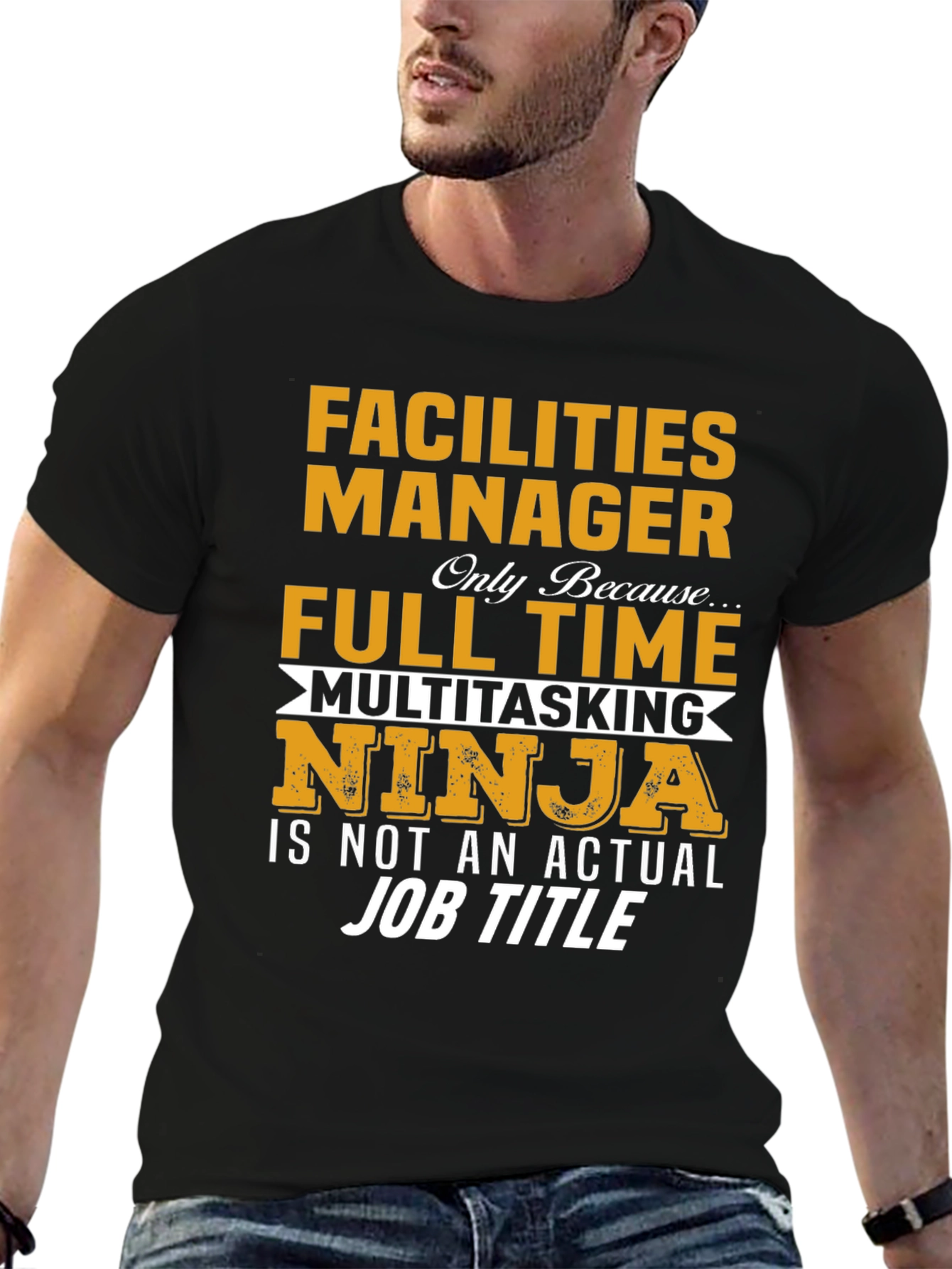 Facilities Manager Full Time Ninja T-Shirt