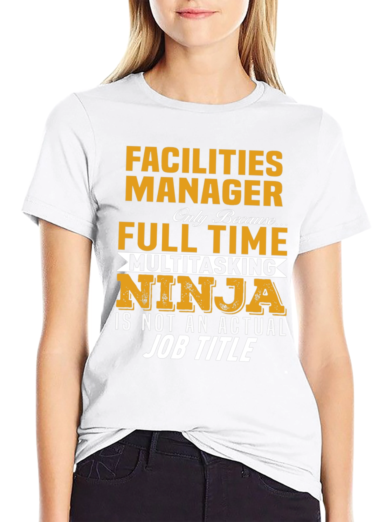 Facilities Manager Full Time Ninja T-Shirt