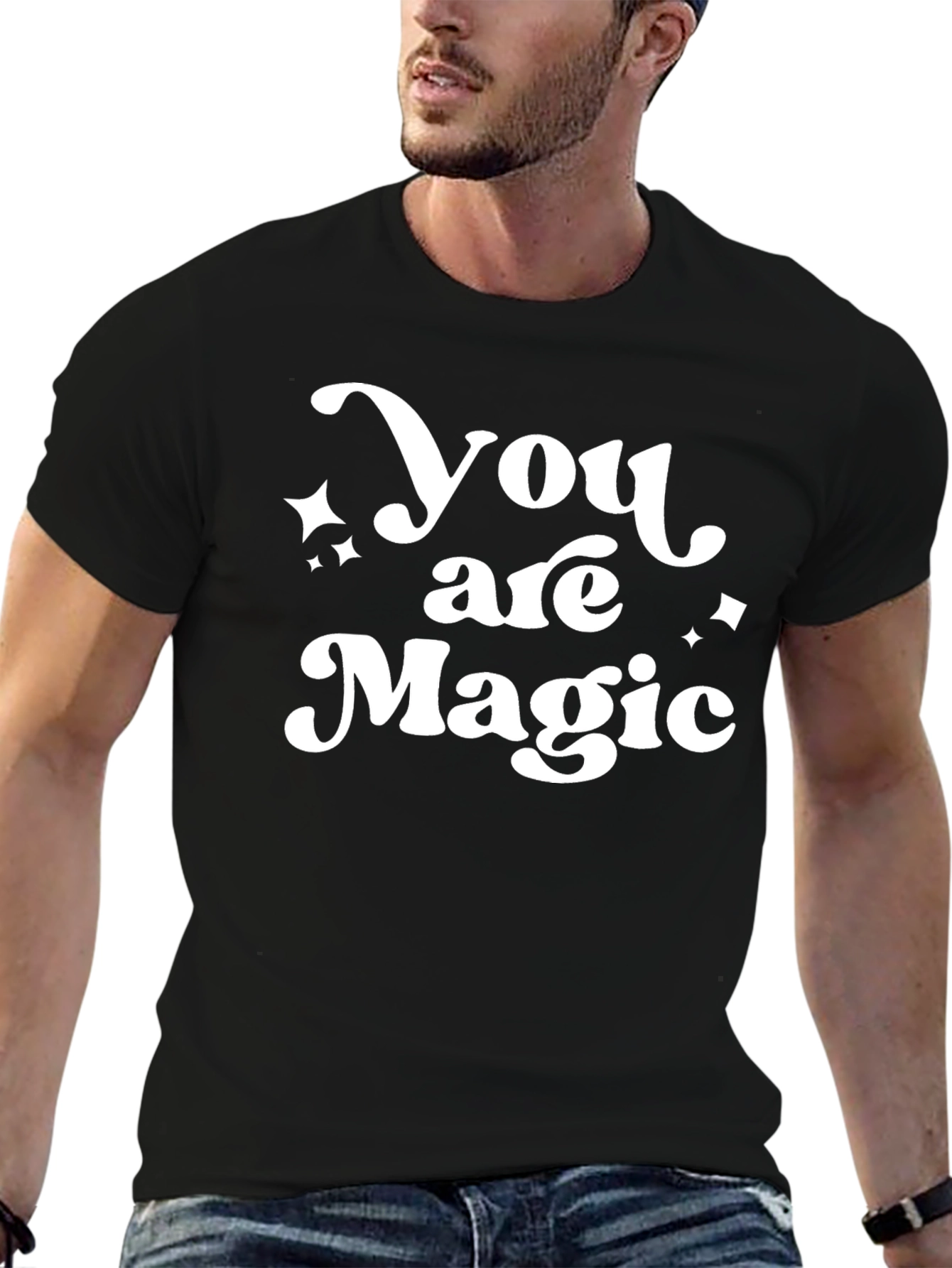 You are Magic Graphic Black T-Shirt