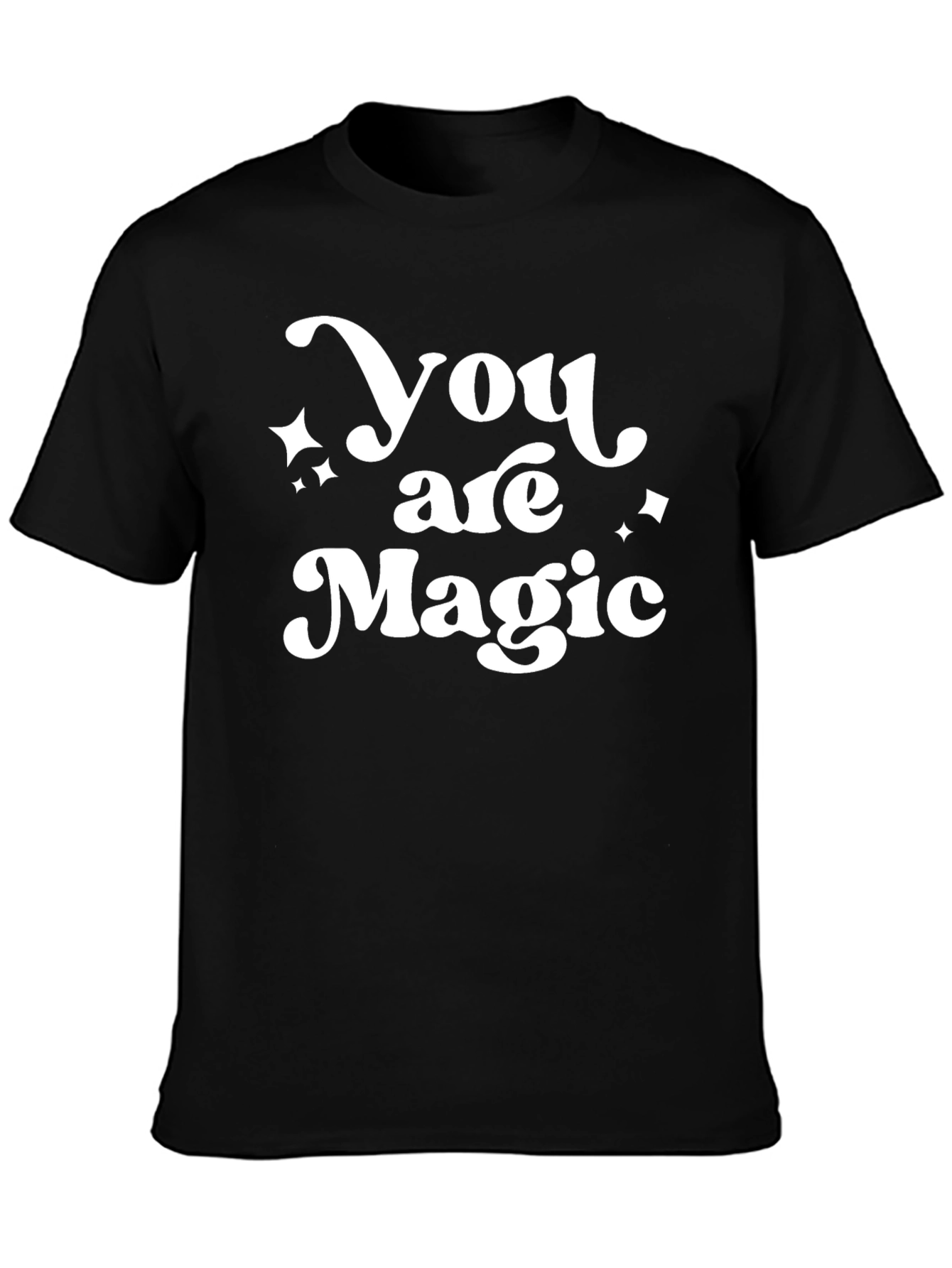You are Magic Graphic Black T-Shirt