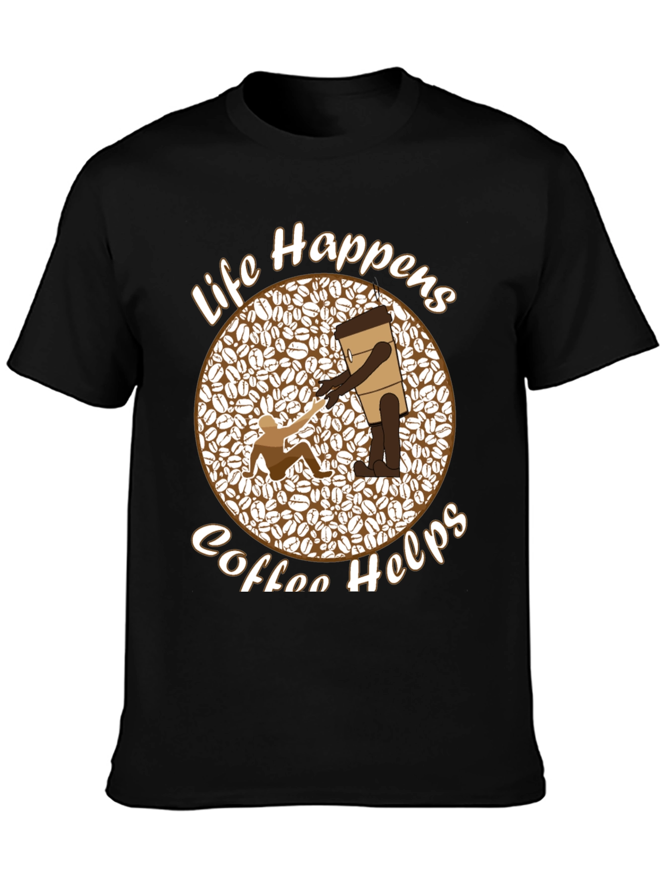 Life Happens Coffee Helps Graphic Tee